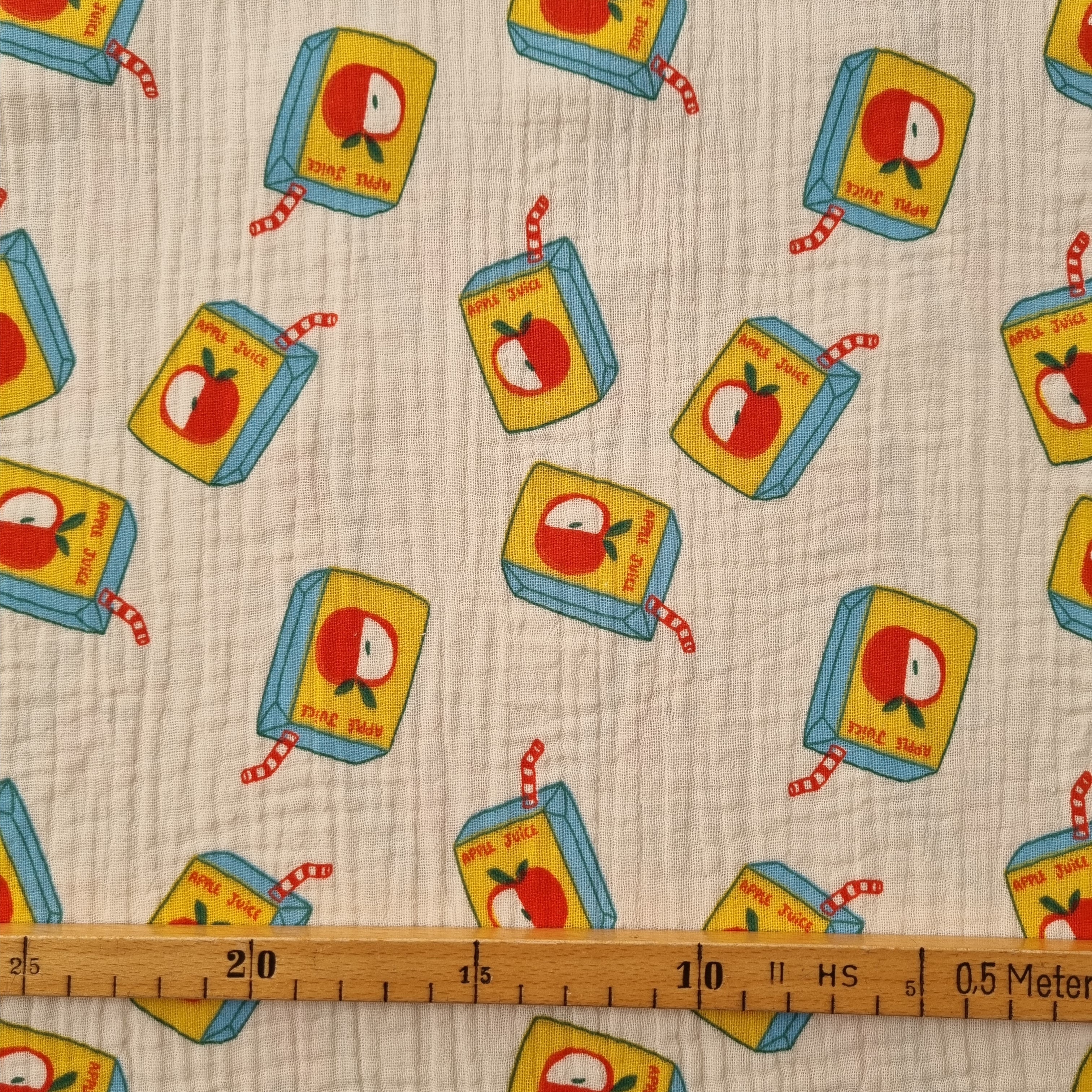 Apfelsaft auf Musselin Musselin, neu Domotex Malu - Stoffhaus