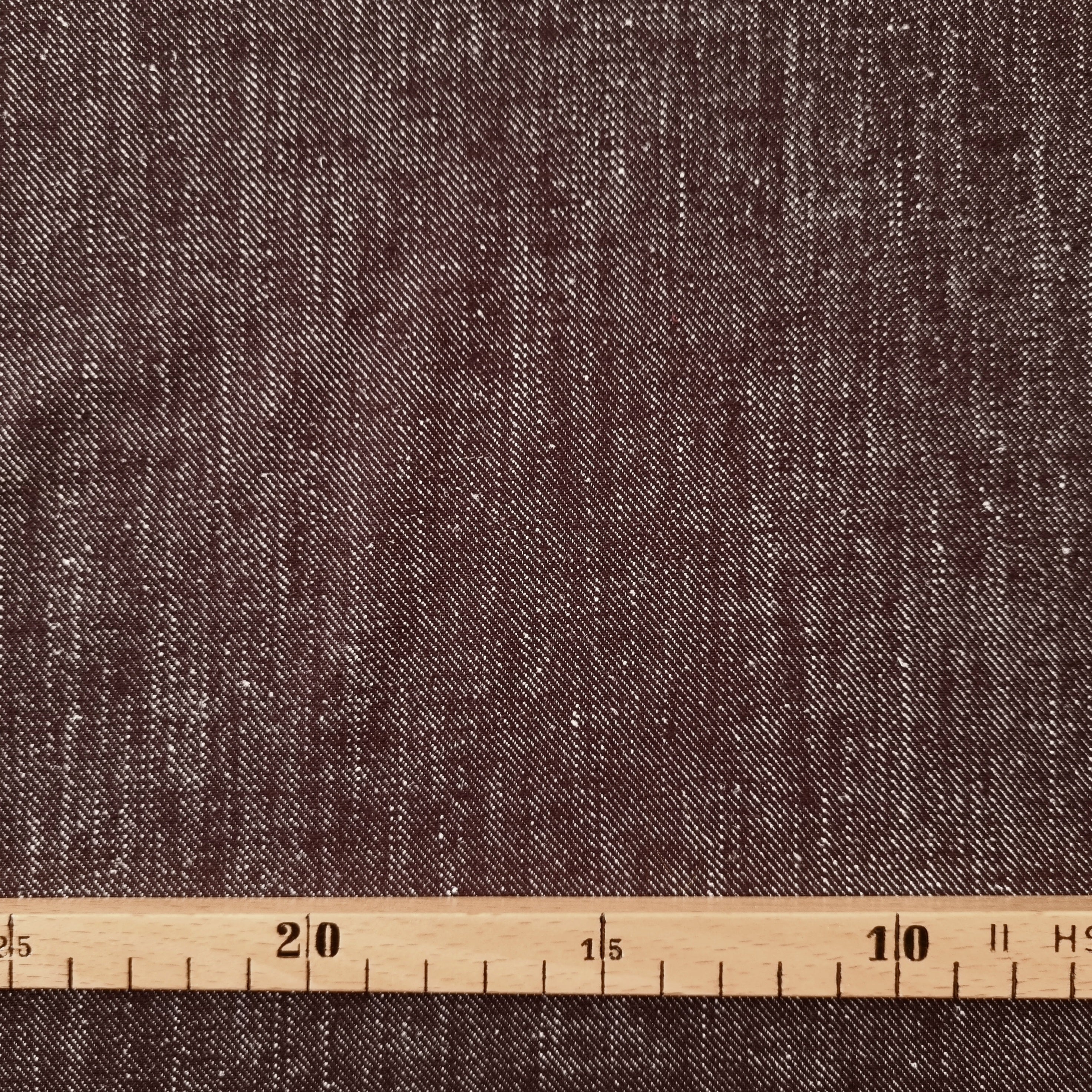 auffällig strukturierter Jeans mit Leinen braun Jeans, neu Knipidee International B.V. Malu - Stoffhaus