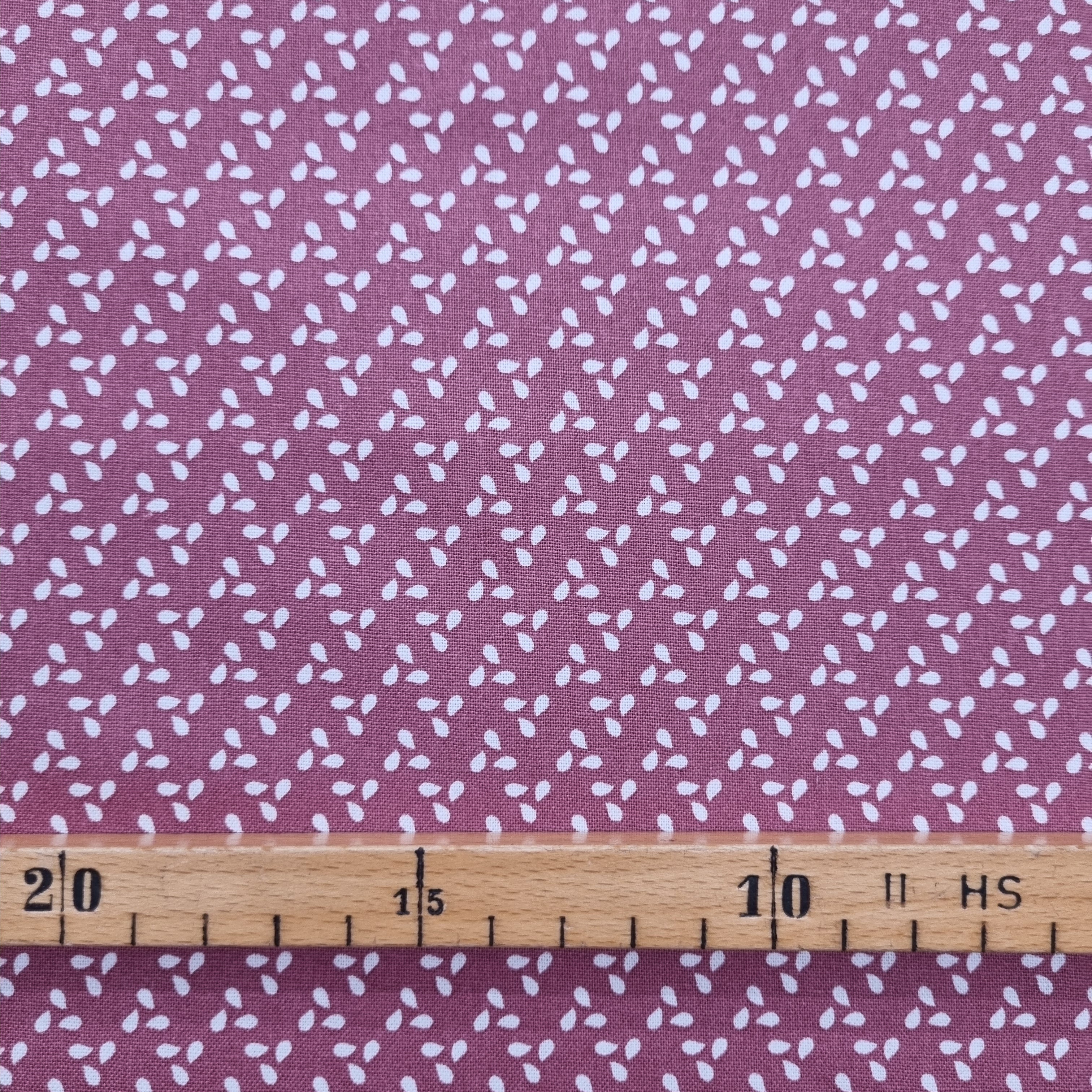 Baumwolldruck altrosa kleines Muster Webstoff Hemmers Itex Malu - Stoffhaus