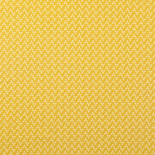Baumwolldruck ocker kleines Muster Webstoff Malu Stoffhaus Malu - Stoffhaus