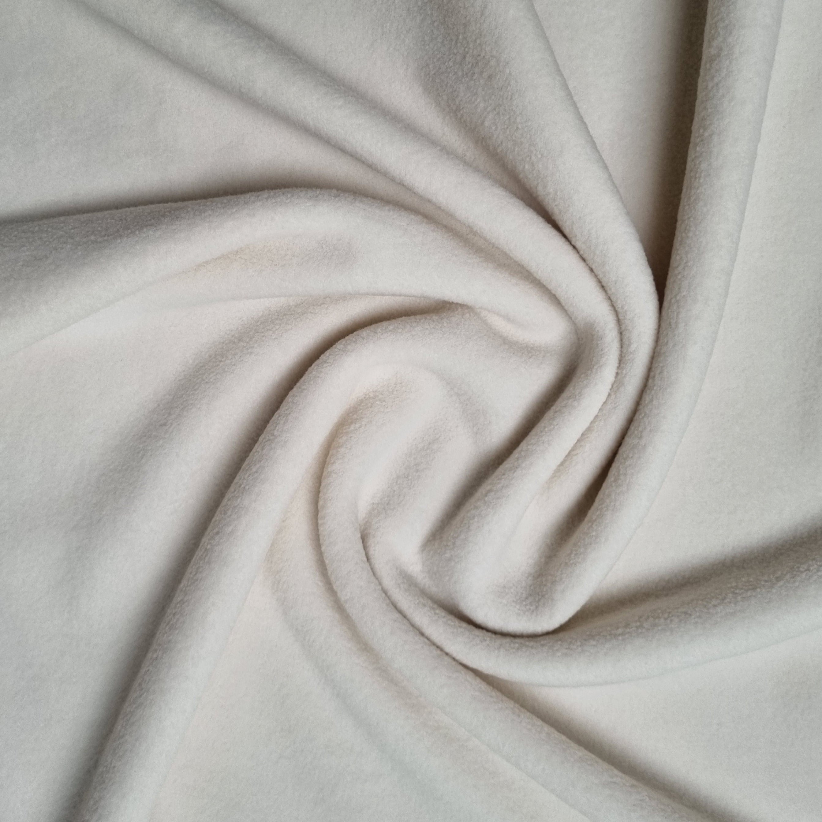 Baumwollfleece Sweat Malu Stoffhaus wollweiß Malu - Stoffhaus