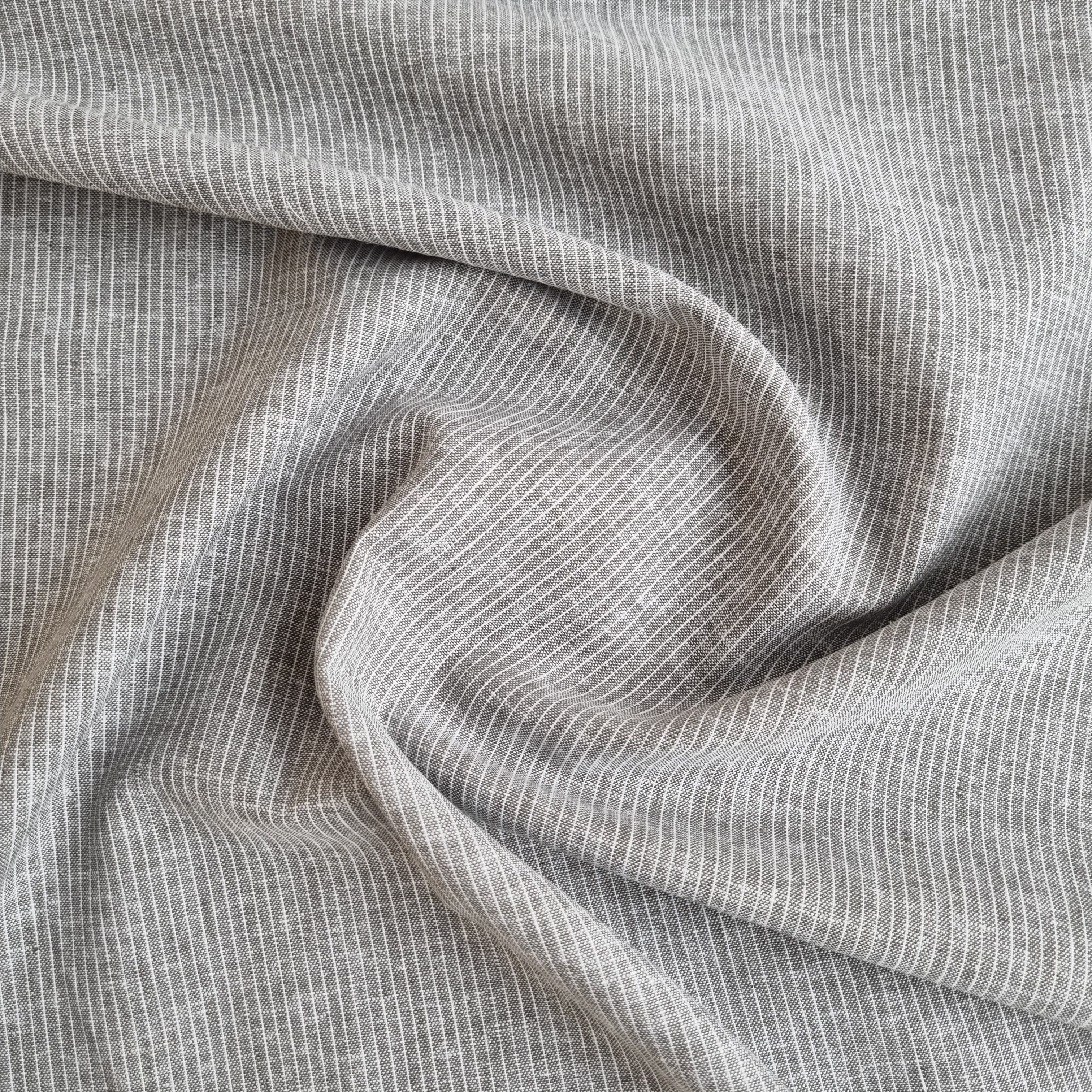 Baumwollleinen feine Streifen div. Farben Webstoff, neu Malu Stoffhaus - Nähschule - Atelier Malu - Stoffhaus