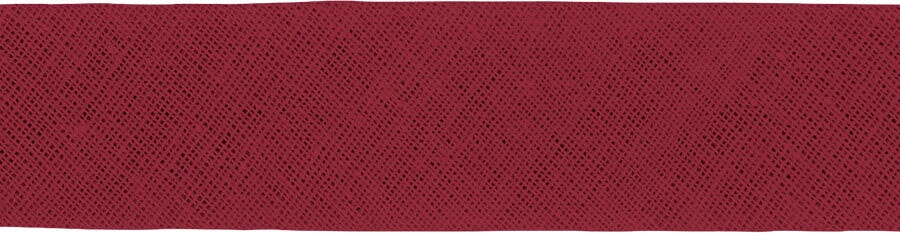 Baumwollschrägband 60/30 verschiedene Farben Bänder Veno 722 rot Malu - Stoffhaus