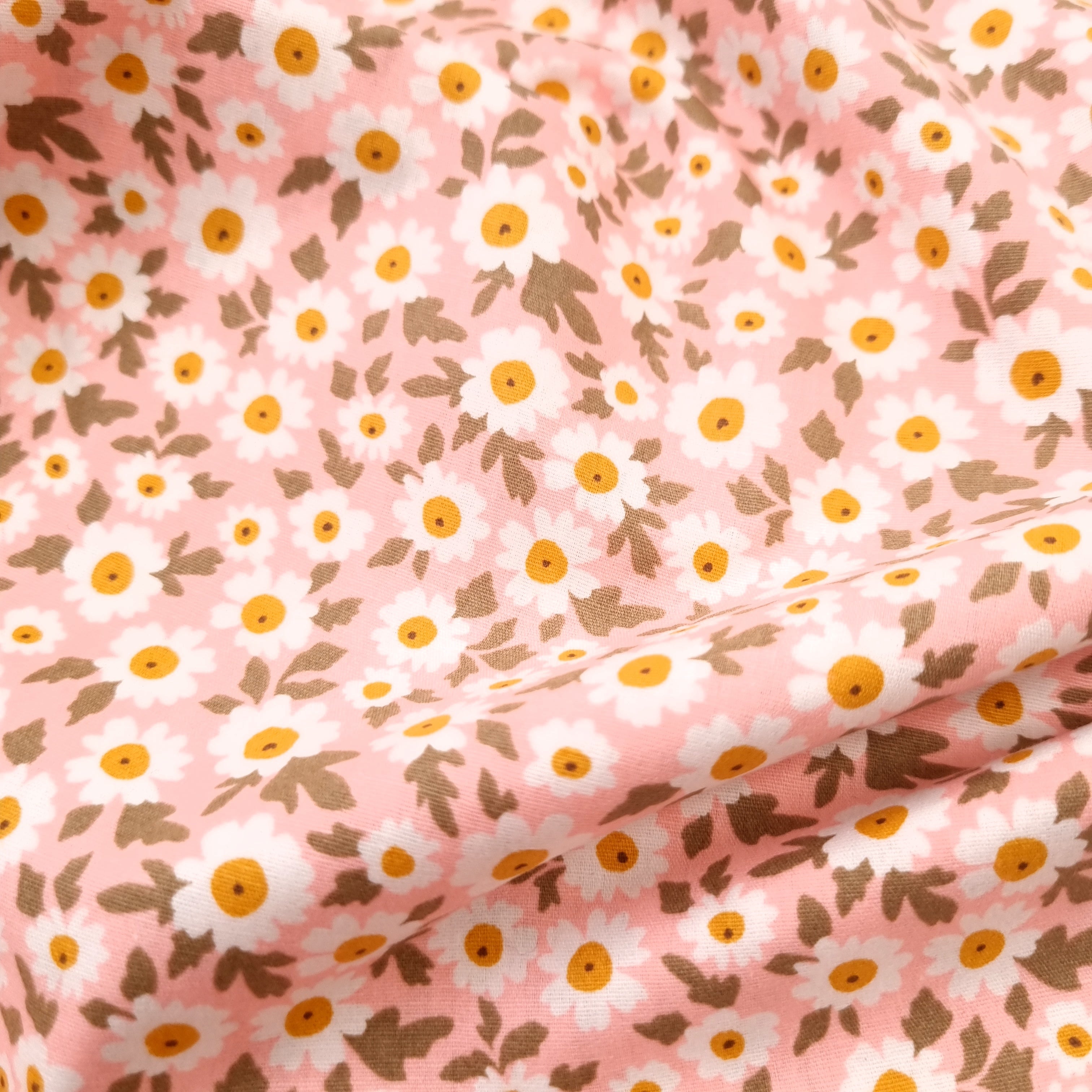 Blümchenpopeline rosa Webstoff Hemmers Itex Malu - Stoffhaus