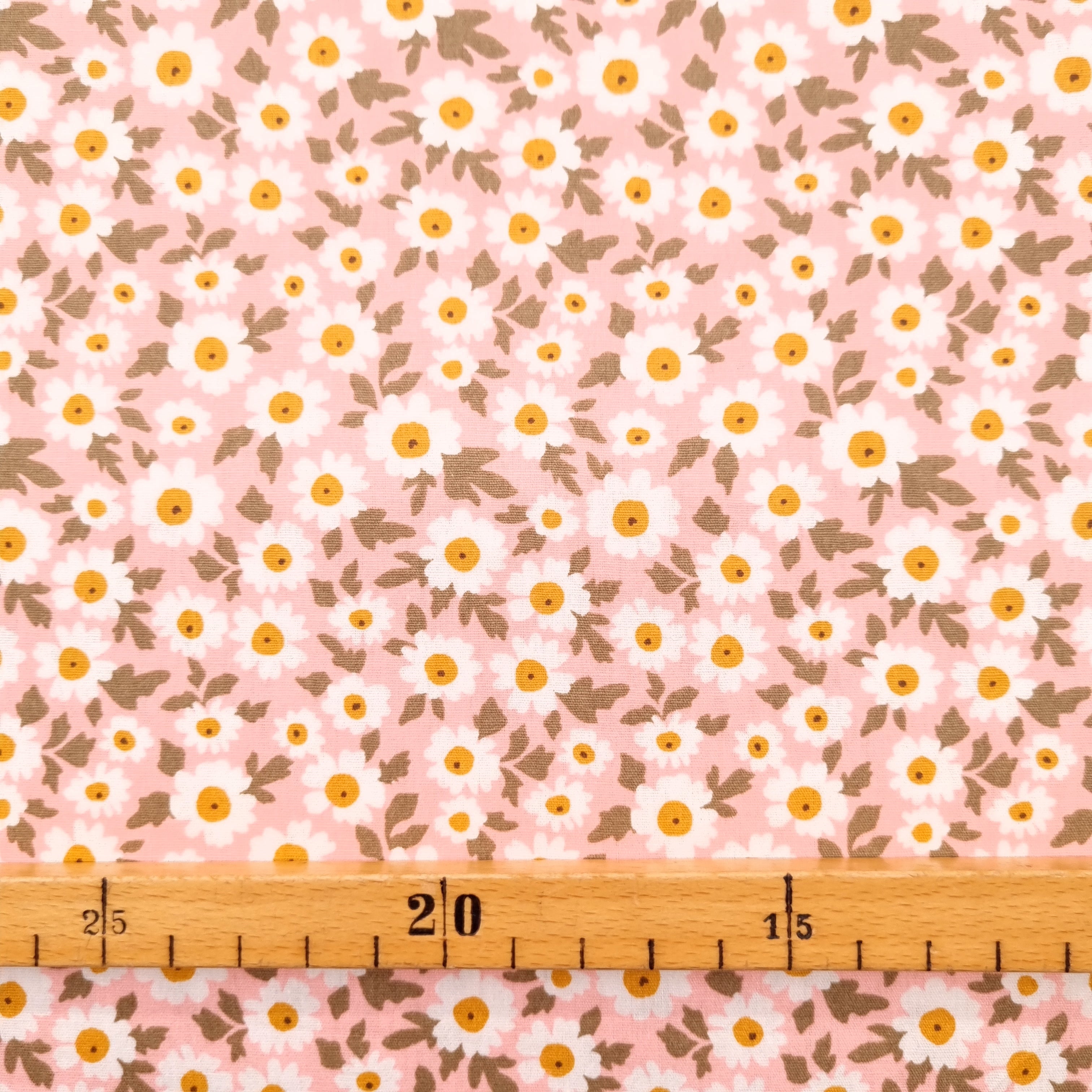 Blümchenpopeline rosa Webstoff Hemmers Itex Malu - Stoffhaus