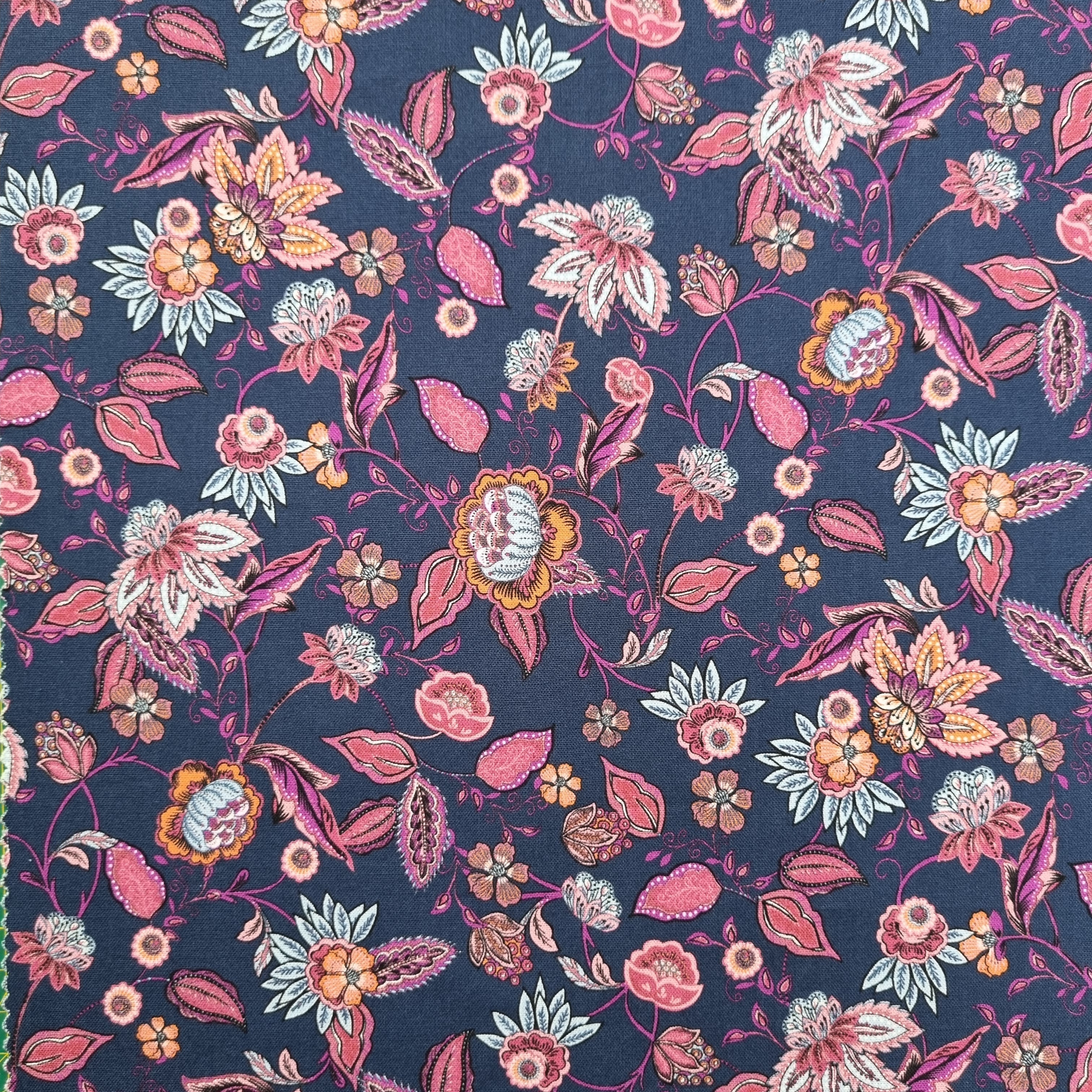 Blumen Bali Westfalenstoffe Webstoff, neu Malu Stoffhaus - Nähschule - Atelier Malu - Stoffhaus