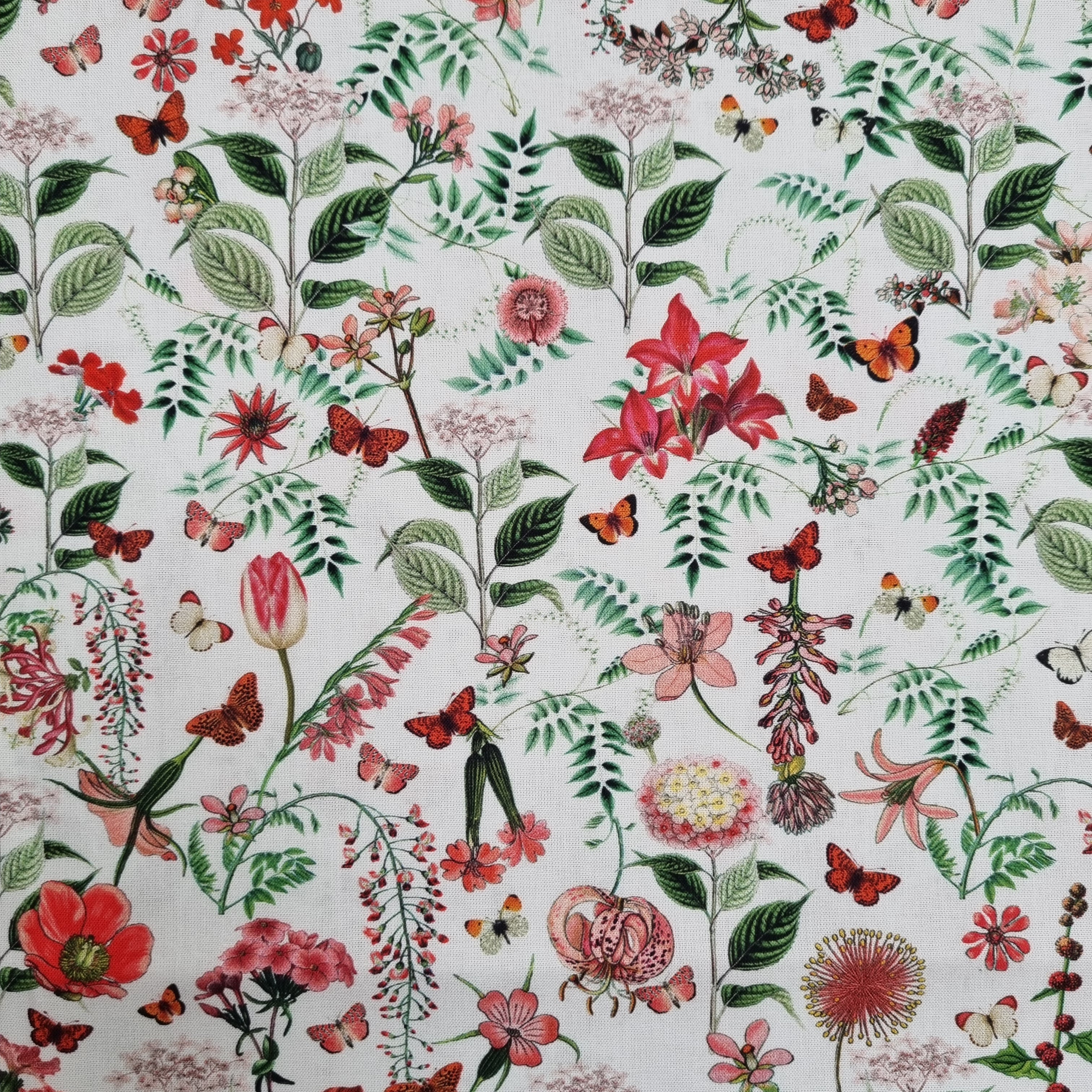 Blumenwiese Canterbury Westfalenstoffe Webstoff Malu Stoffhaus Malu - Stoffhaus