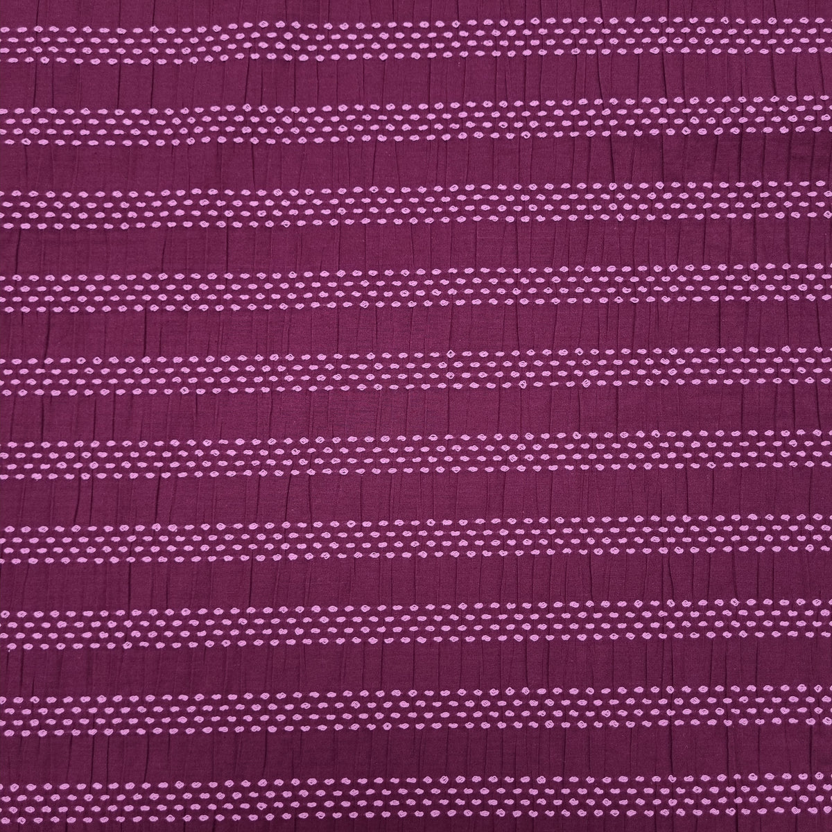 Blusenstoff lila Jaquard Streifenmuster Webstoff Verhees Malu - Stoffhaus