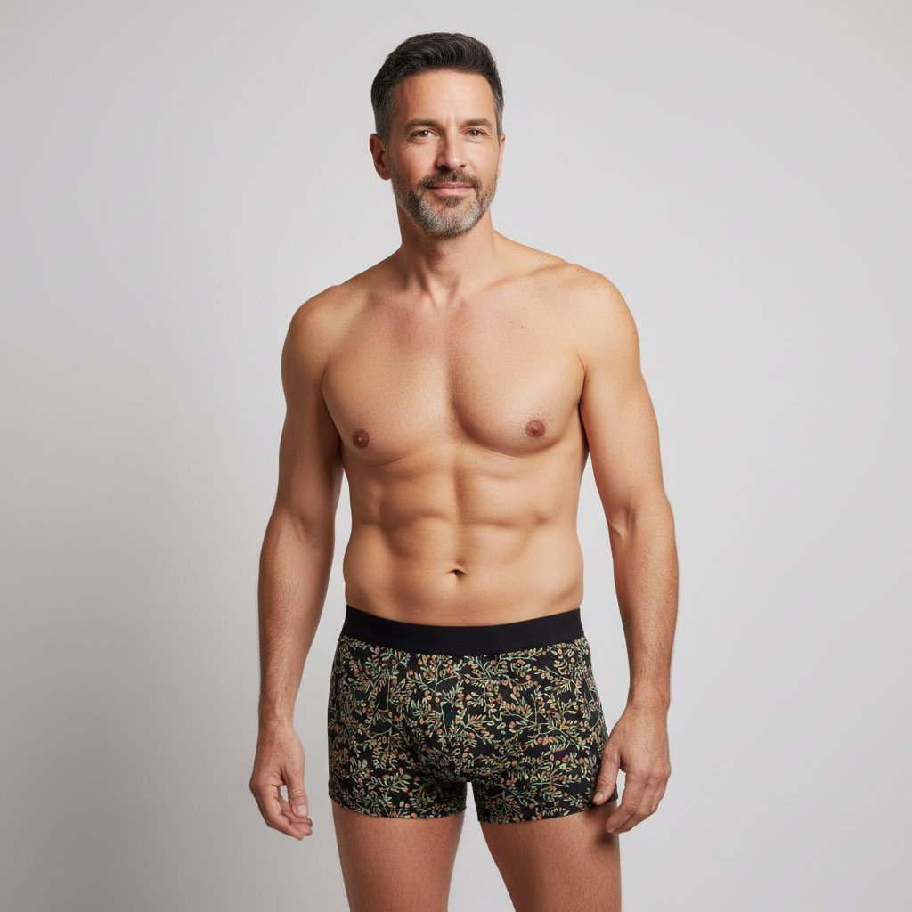 Boxershorts Blüten Zweige Boxershort Noi per Noi Malu - Stoffhaus