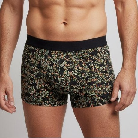 Boxershorts Blüten Zweige Boxershort Noi per Noi Malu - Stoffhaus