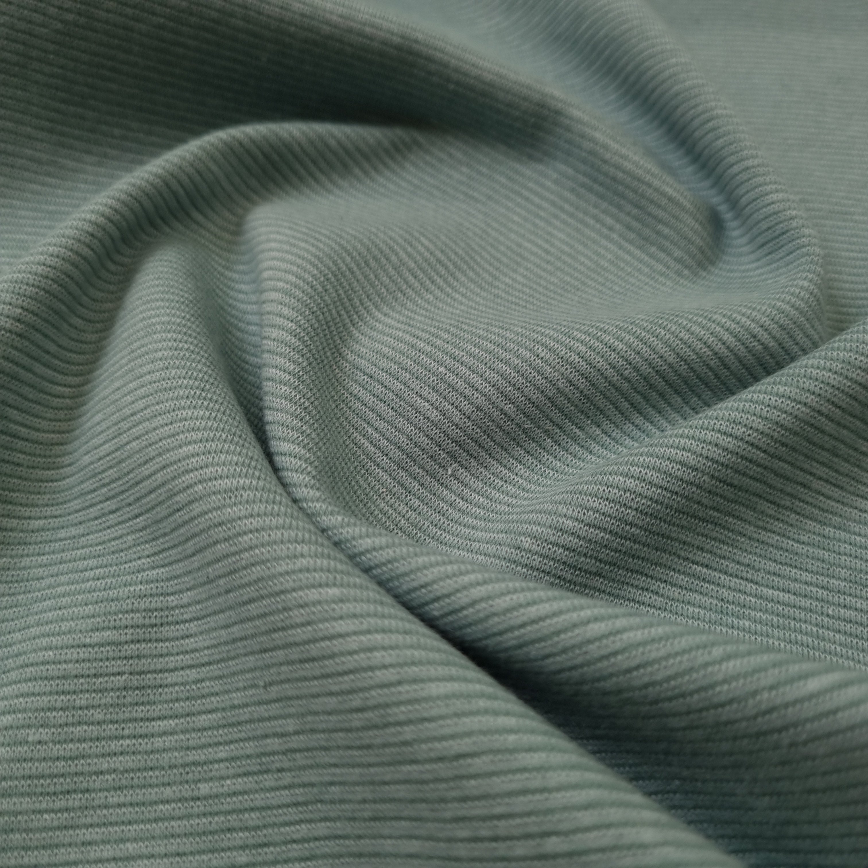 Bündchen Ministreifen verschiedene Farben Jersey Malu Stoffhaus salbei Malu - Stoffhaus