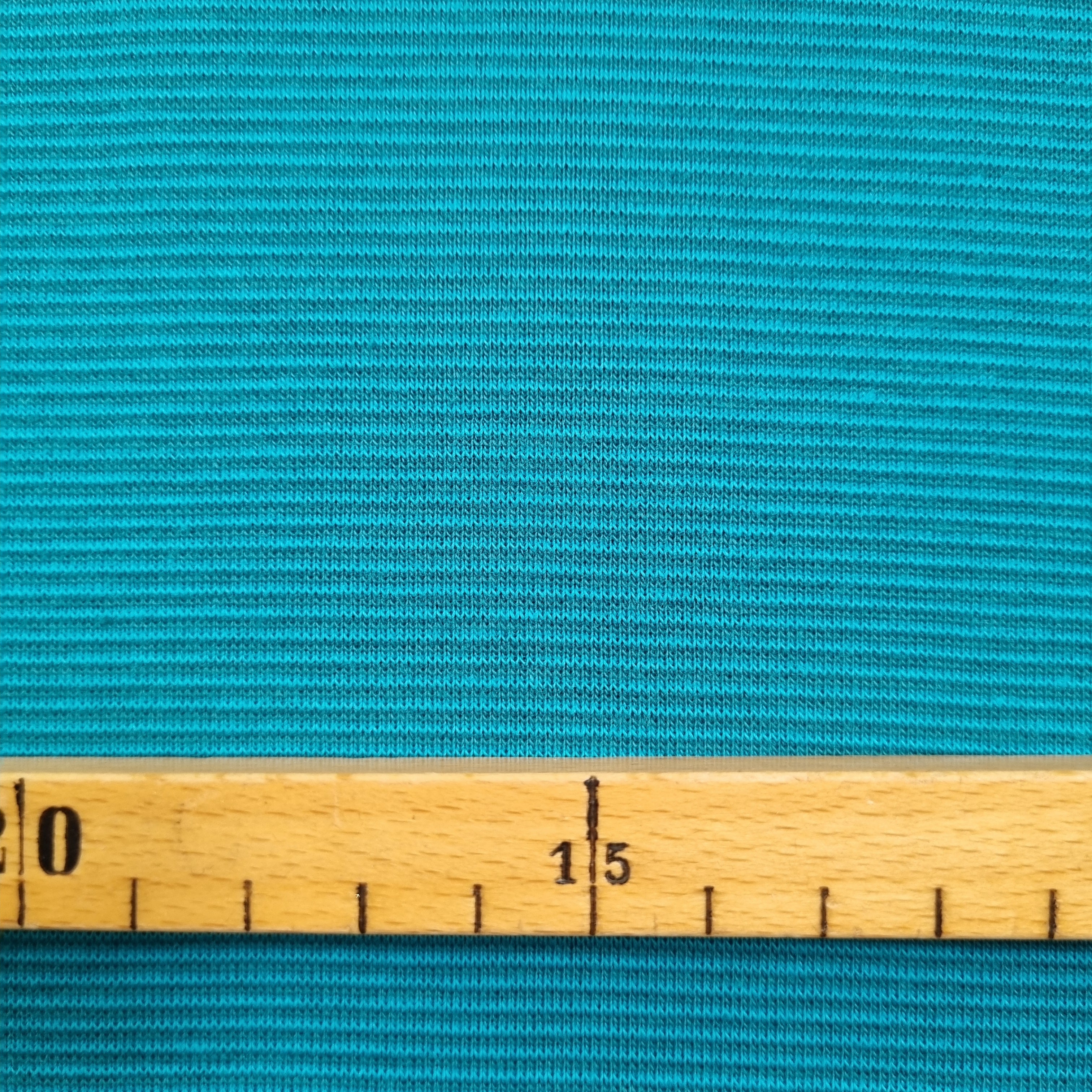 Bündchen Ministreifen verschiedene Farben Jersey Malu Stoffhaus türkis/blau Malu - Stoffhaus