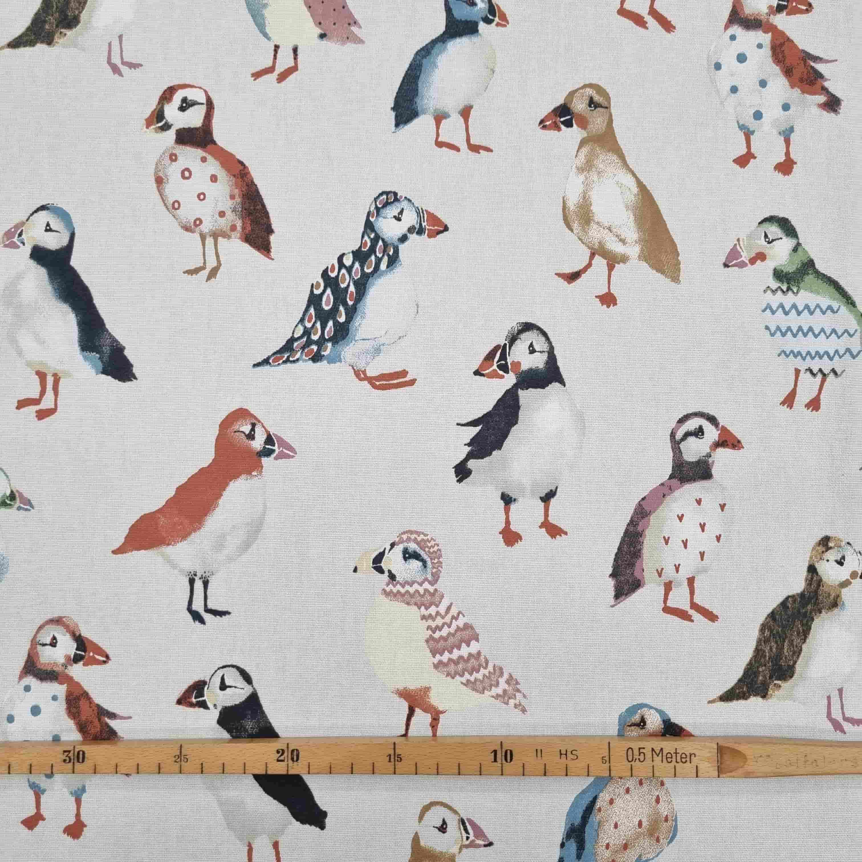 bunte Tucane Canvas Canvas Malu Stoffhaus Malu - Stoffhaus