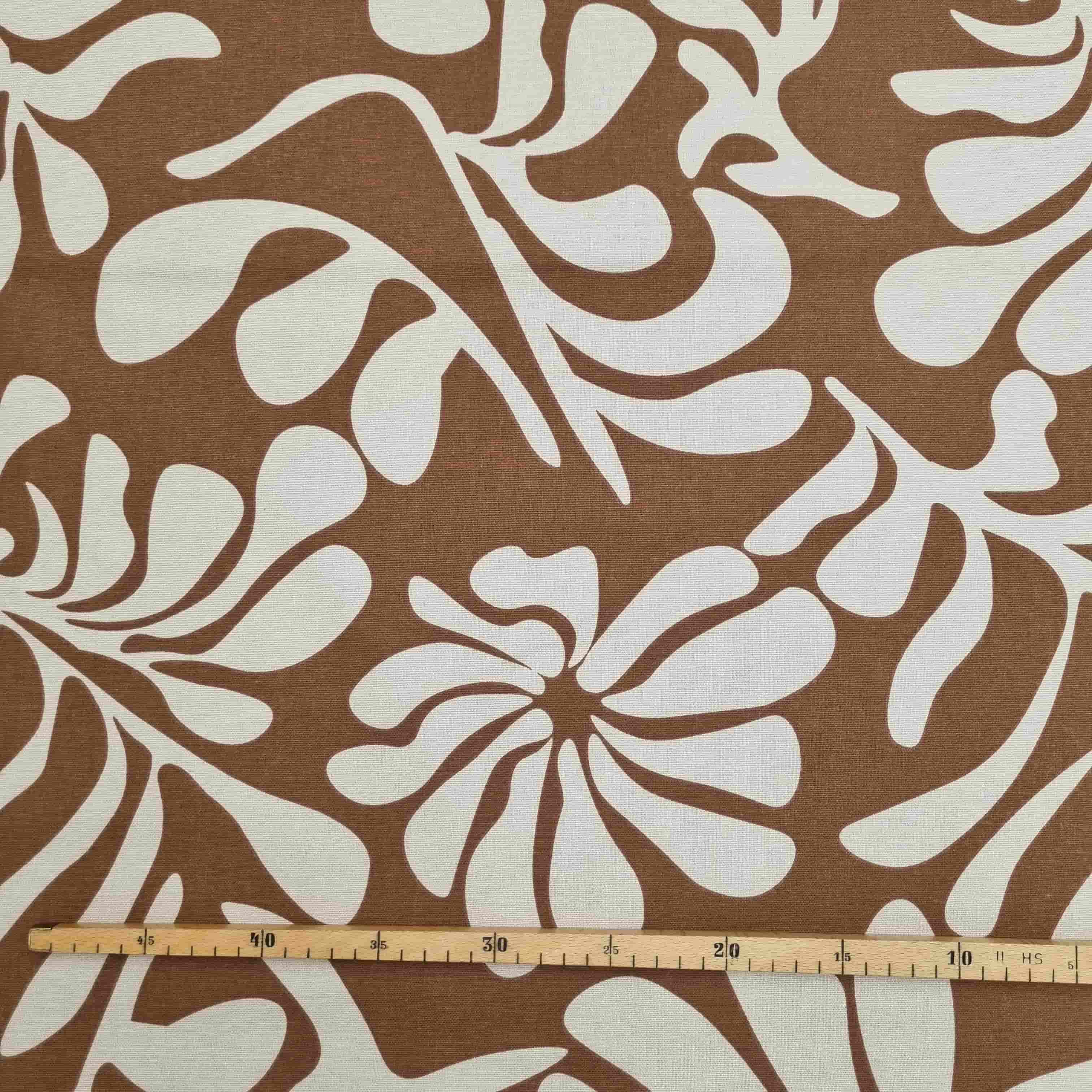 Canvas Vintage Leaves Canvas Malu Stoffhaus senf Malu - Stoffhaus