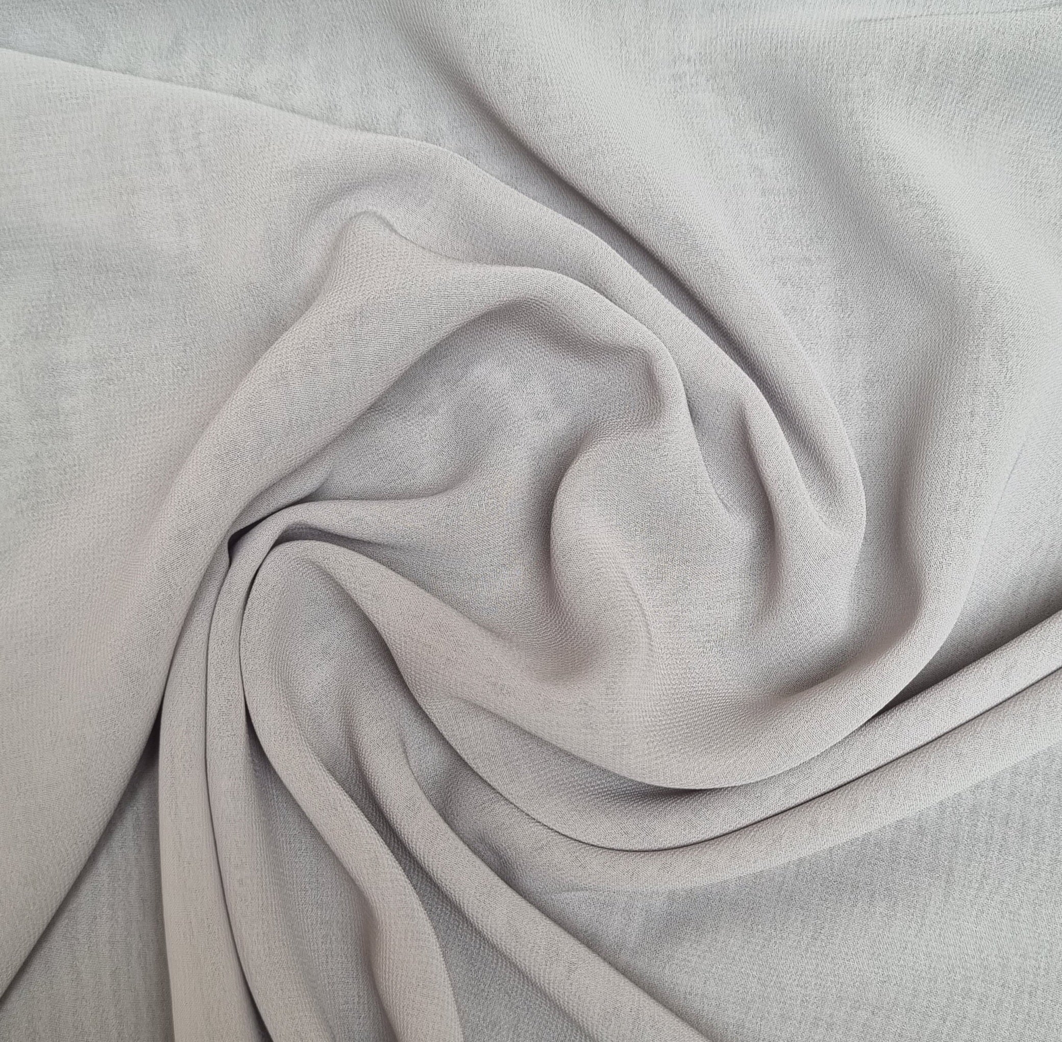 Chiffon uni verschiedene Farben Feines Malu Stoffhaus grau 3002 Malu - Stoffhaus