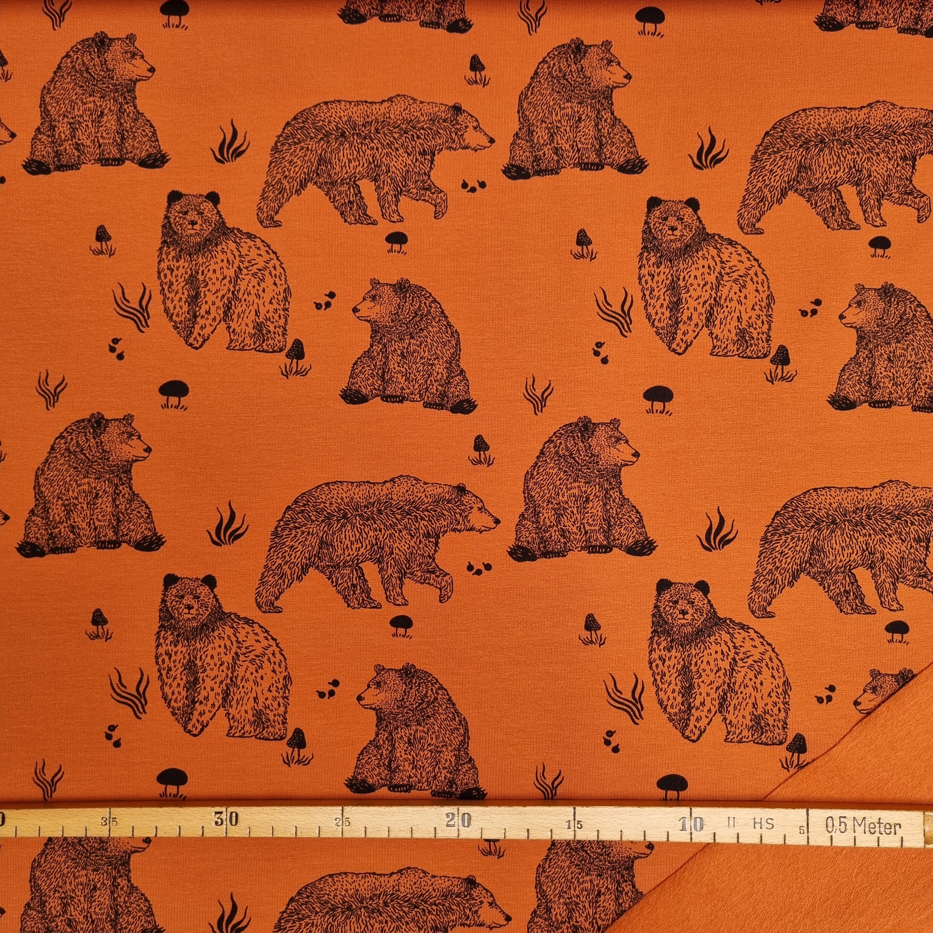 Country bear Softsweat Sweat Malu Stoffhaus Malu - Stoffhaus