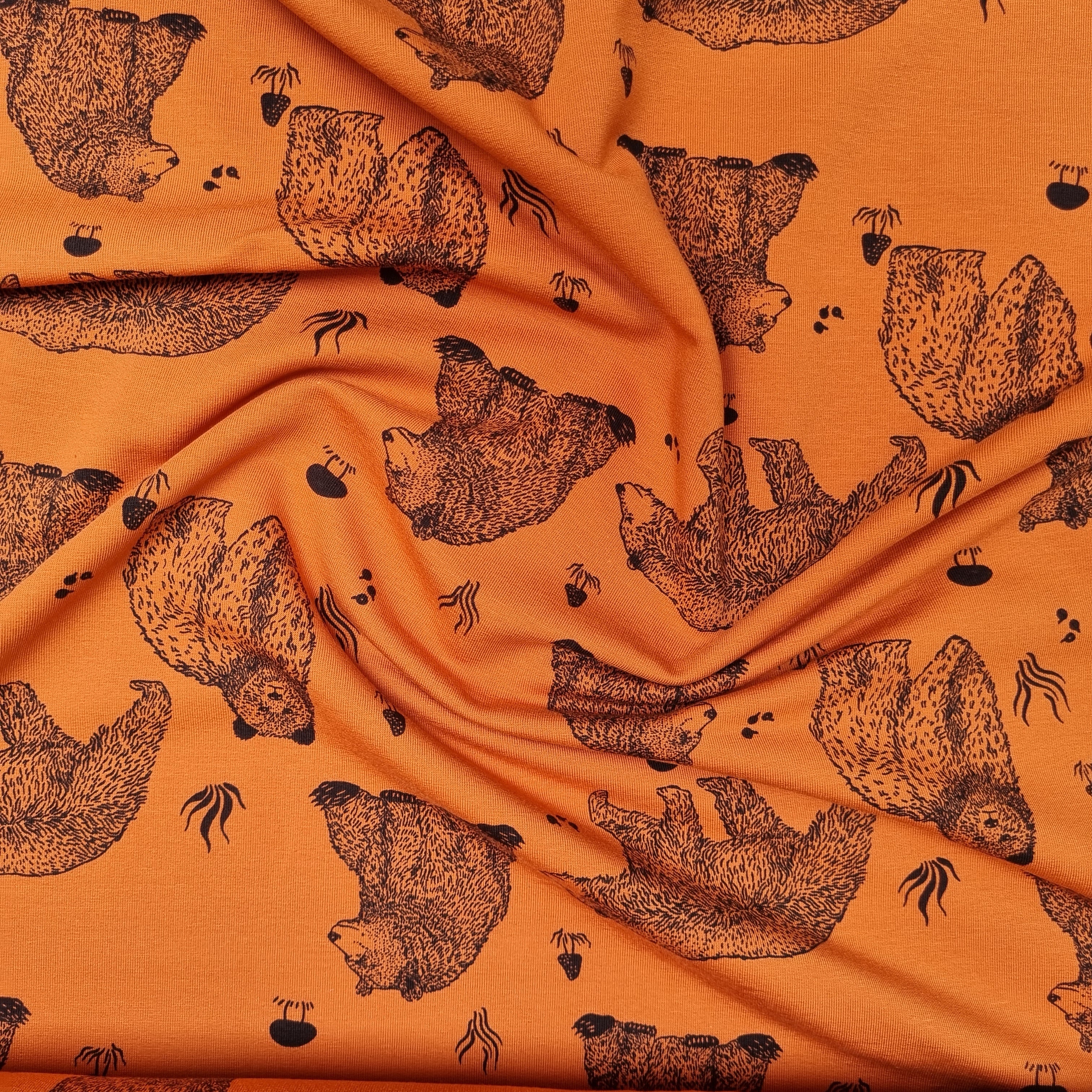 Country bear Softsweat Sweat Malu Stoffhaus Malu - Stoffhaus