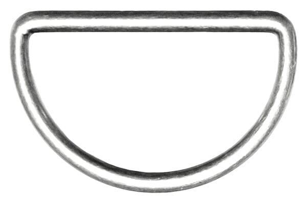 D-Ring 40mm fünf Farben Verschlüsse Veno silber Malu - Stoffhaus
