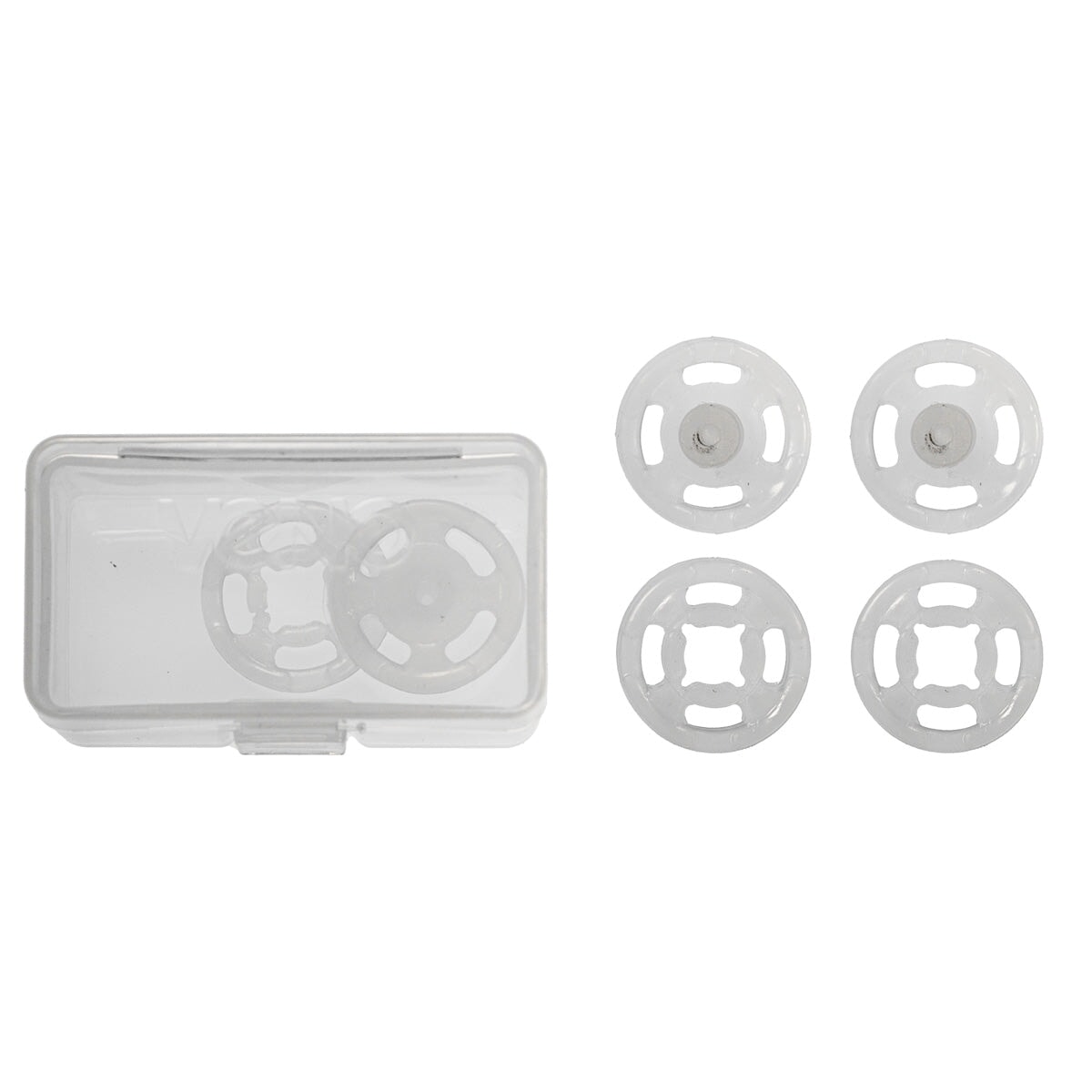 Druckknöpfe transparent Veno Kurzware neu Veno Malu - Stoffhaus