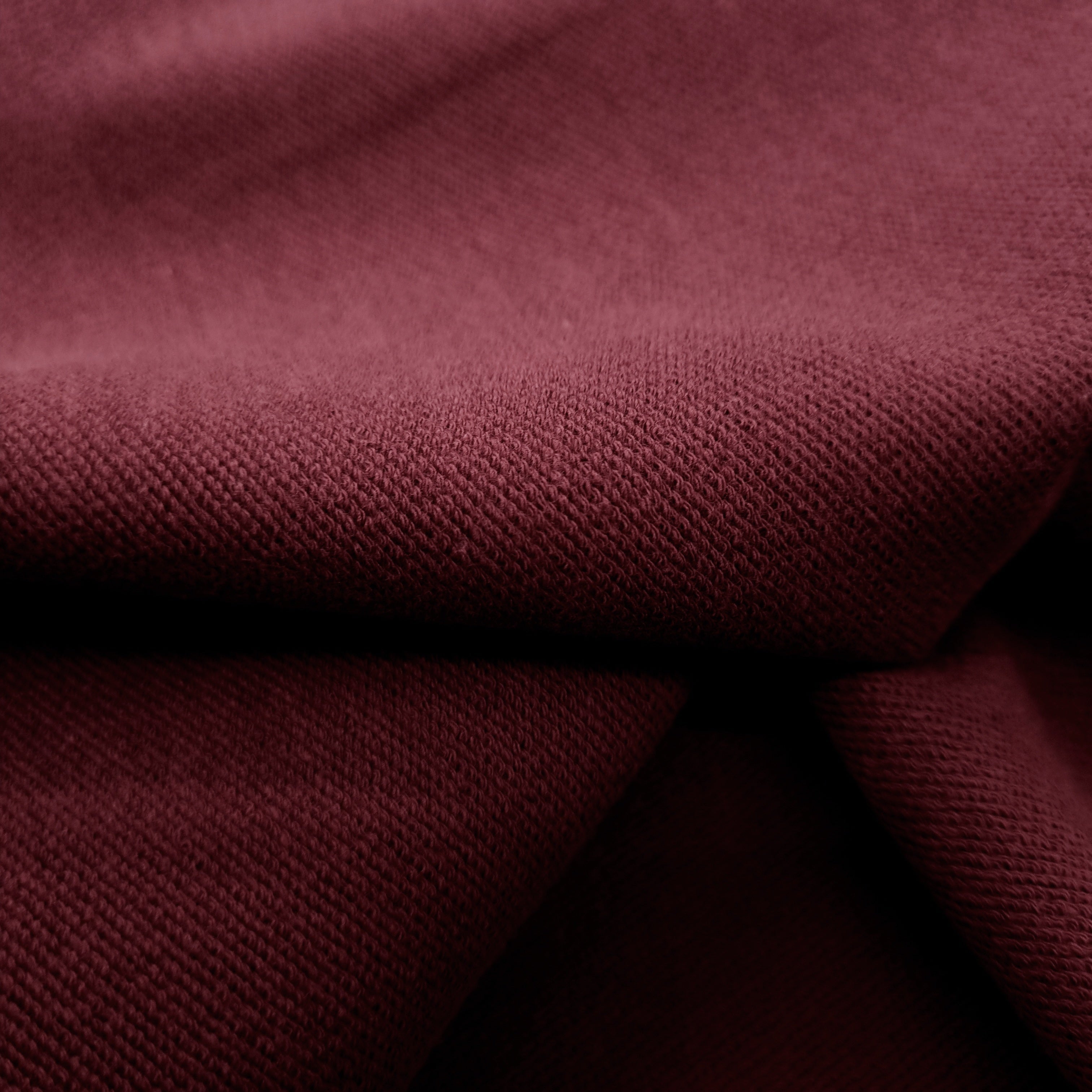 edler Lyocell Cotton Terry bordeaux Sweat, neu Knipidee International B.V. Malu - Stoffhaus