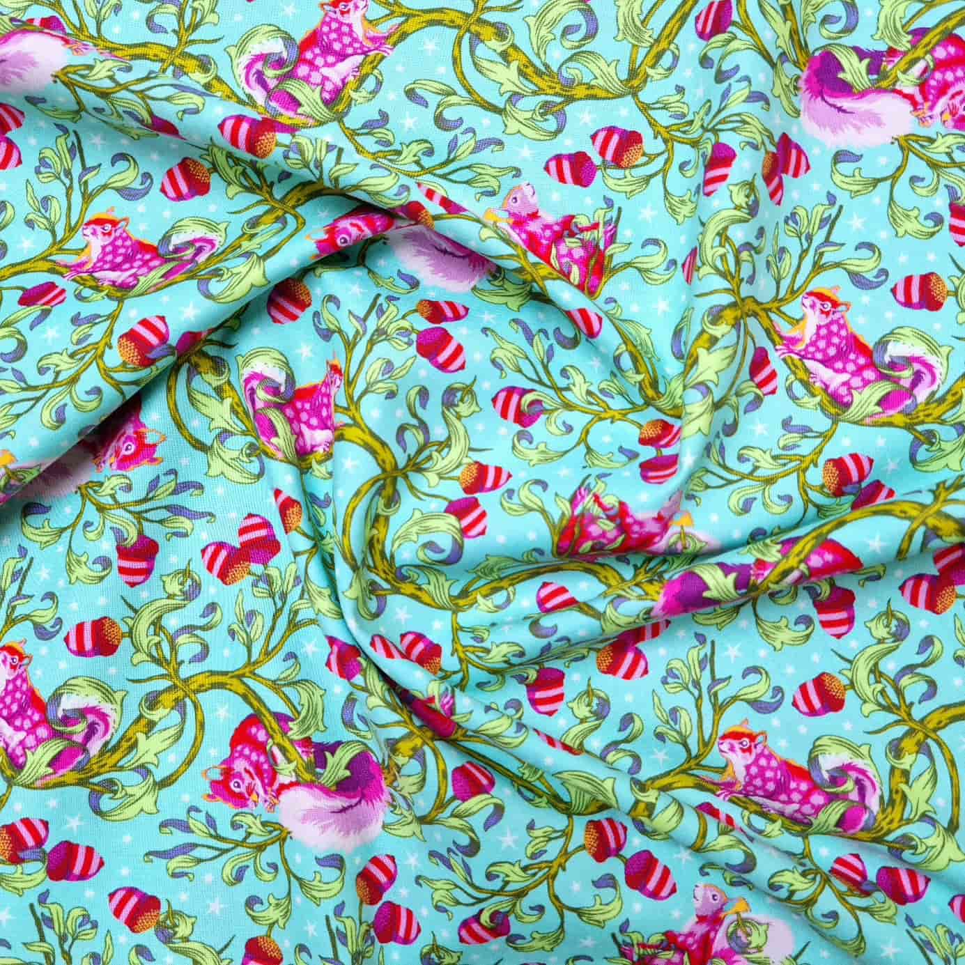 Eichhörnchen little Beasts Patchwork Tula Pink Malu - Stoffhaus