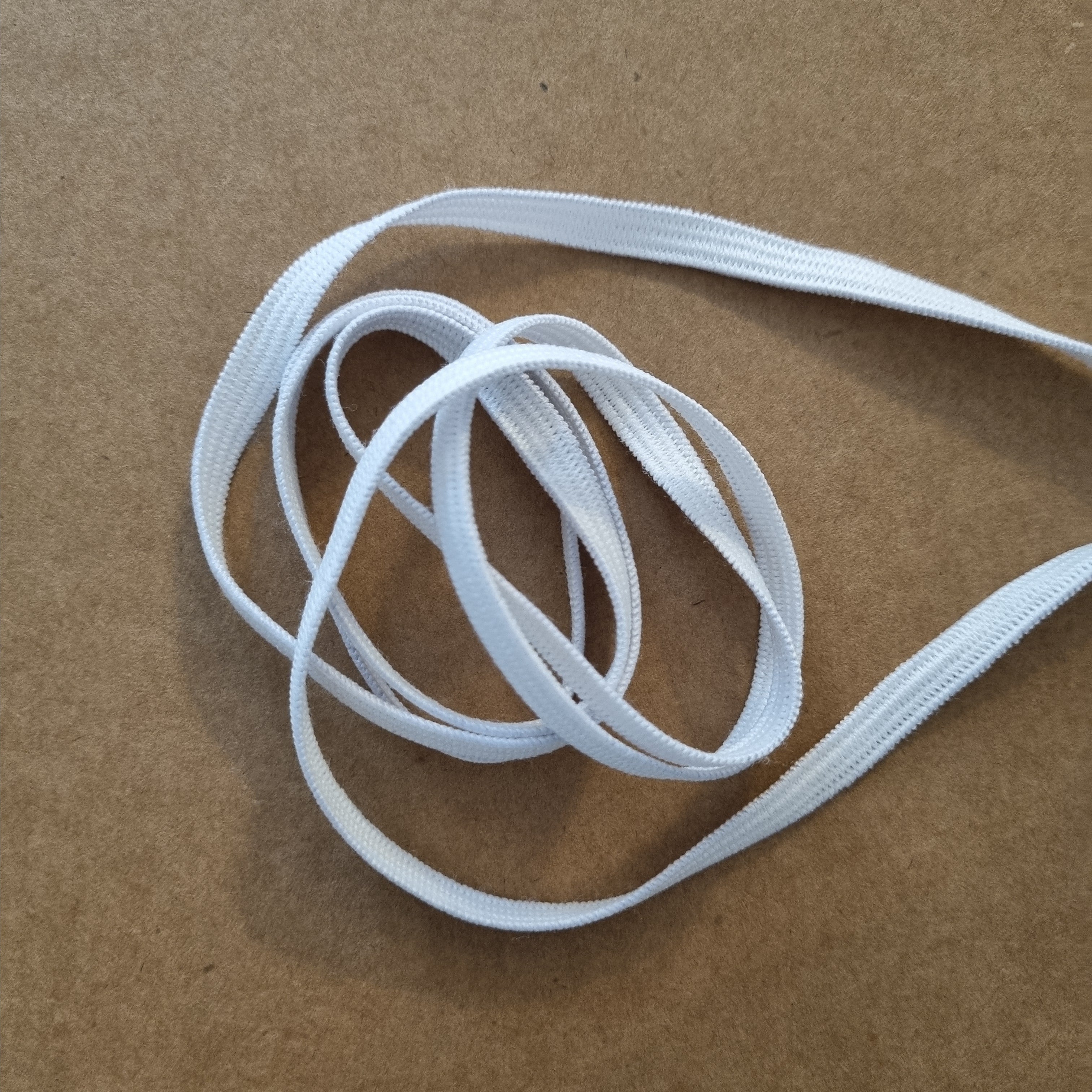 Einziehgummi weiß 6mm Band elastisch Veno Malu - Stoffhaus