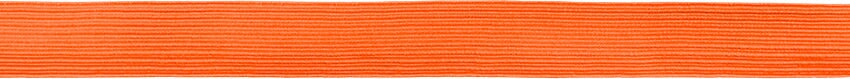 farbiger Gummi 16mm Band elastisch Veno orange 693 Malu - Stoffhaus