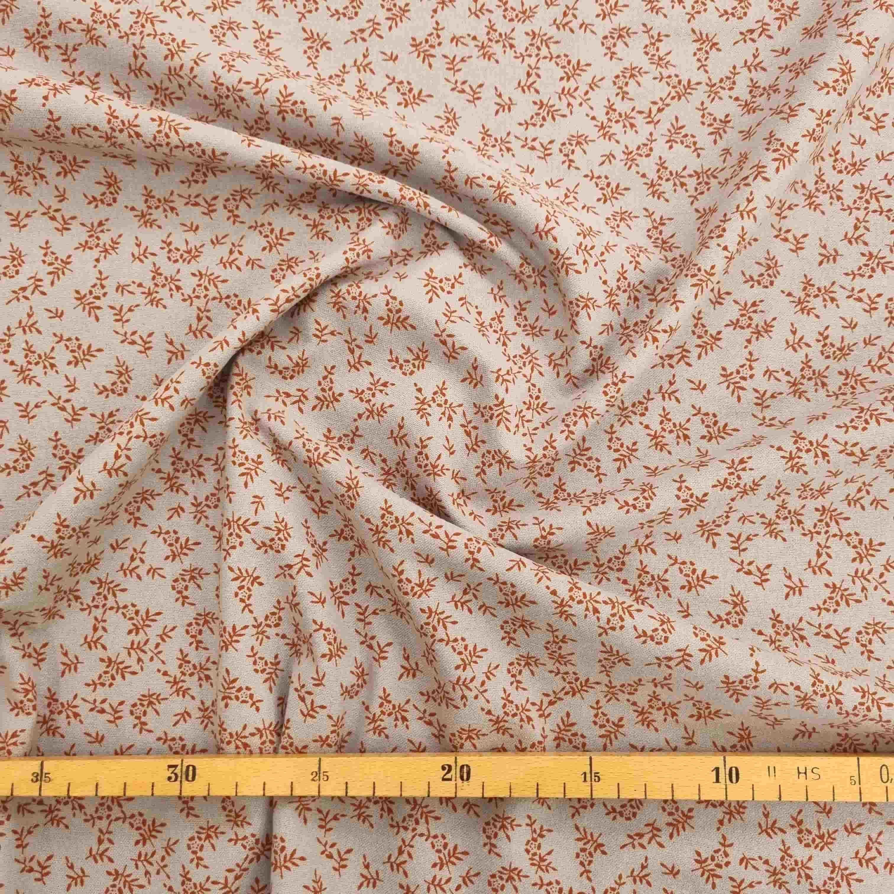 Flanell mille fleur Viskosewebstoff, neu Malu Stoffhaus Malu - Stoffhaus
