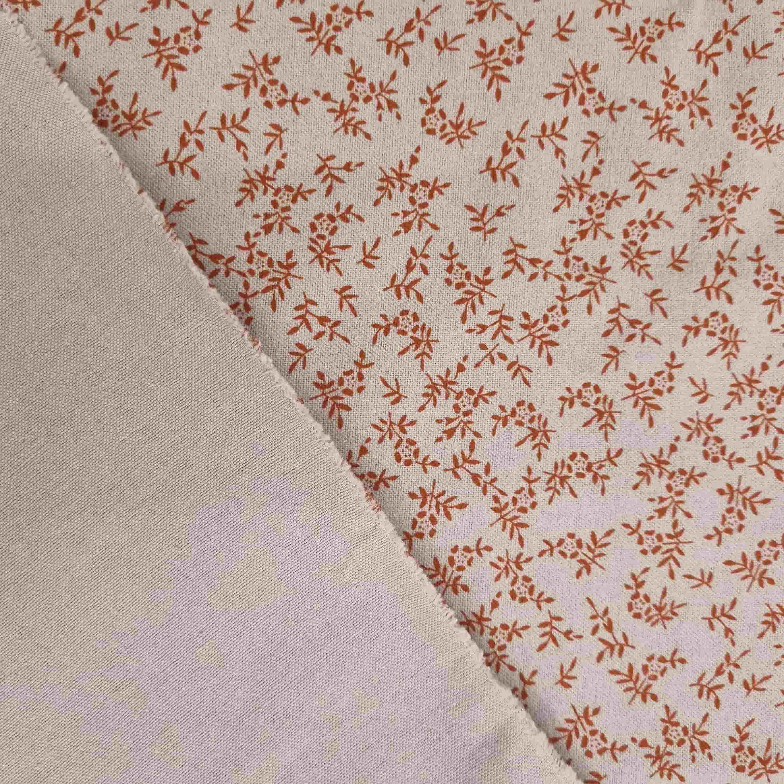 Flanell mille fleur Viskosewebstoff, neu Malu Stoffhaus Malu - Stoffhaus