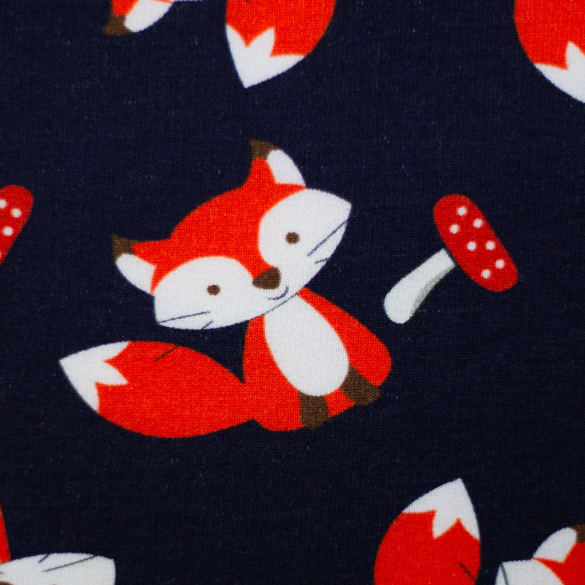 Fuchsfreunde auf Baumwolljersey jersey, neu Swafing Malu - Stoffhaus