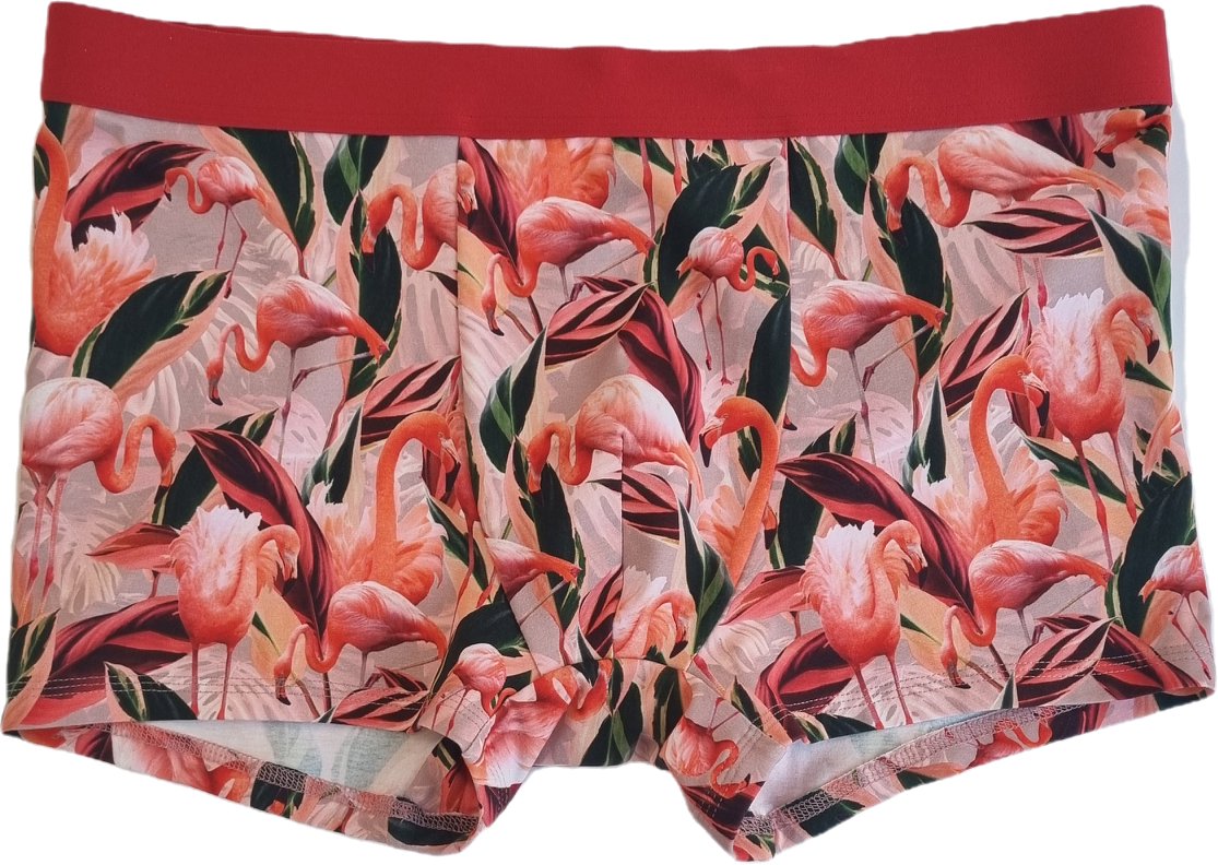 funky Boxershorts Flamingo Boxershort Noi per Noi Malu - Stoffhaus