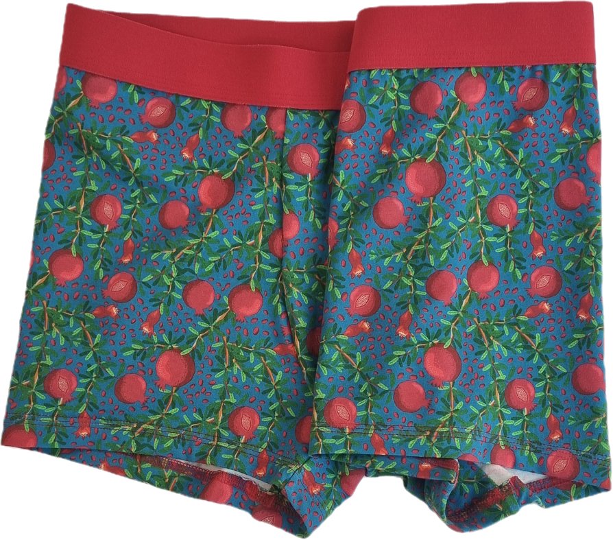 funky Boxershorts Granatapfel Boxershort Noi per Noi Malu - Stoffhaus