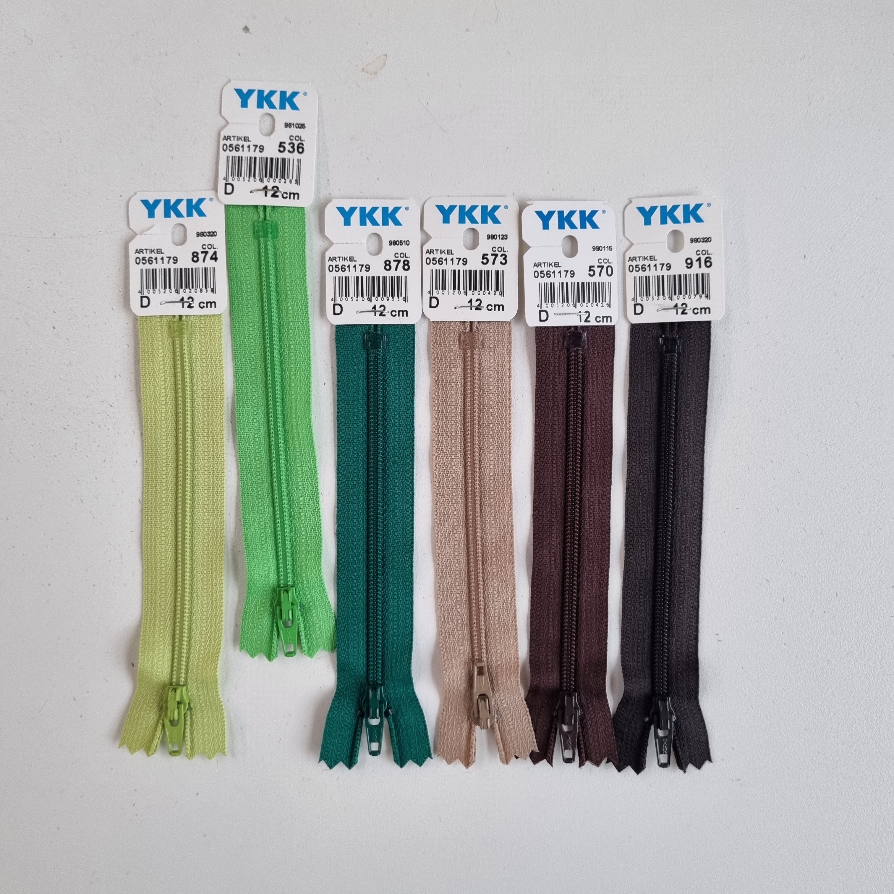 gelbgrün YKK Reißverschluß Reißverschlüsse YKK Malu - Stoffhaus