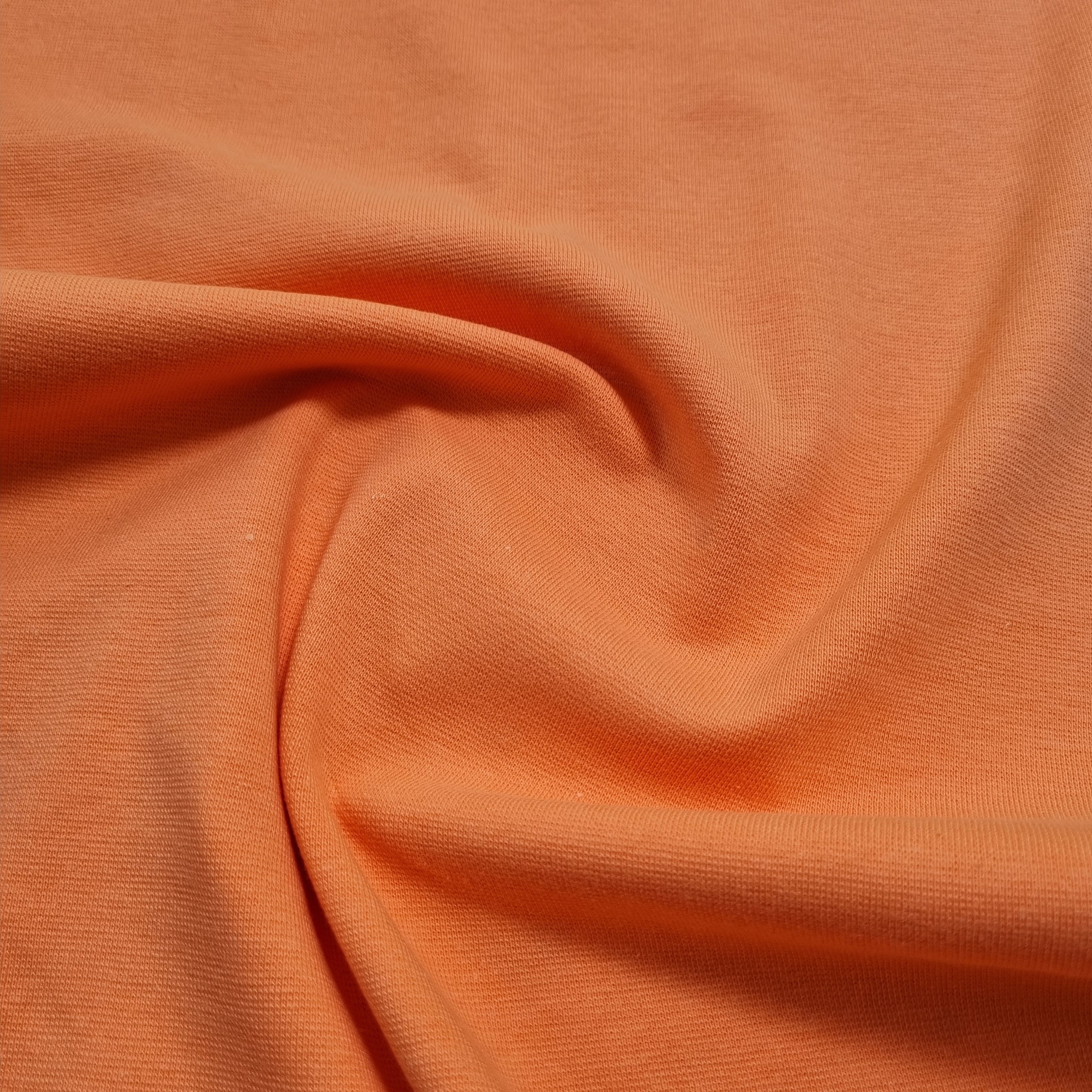 glattes Bündchen uni mehr Farben Jersey Malu Stoffhaus apricot Malu - Stoffhaus
