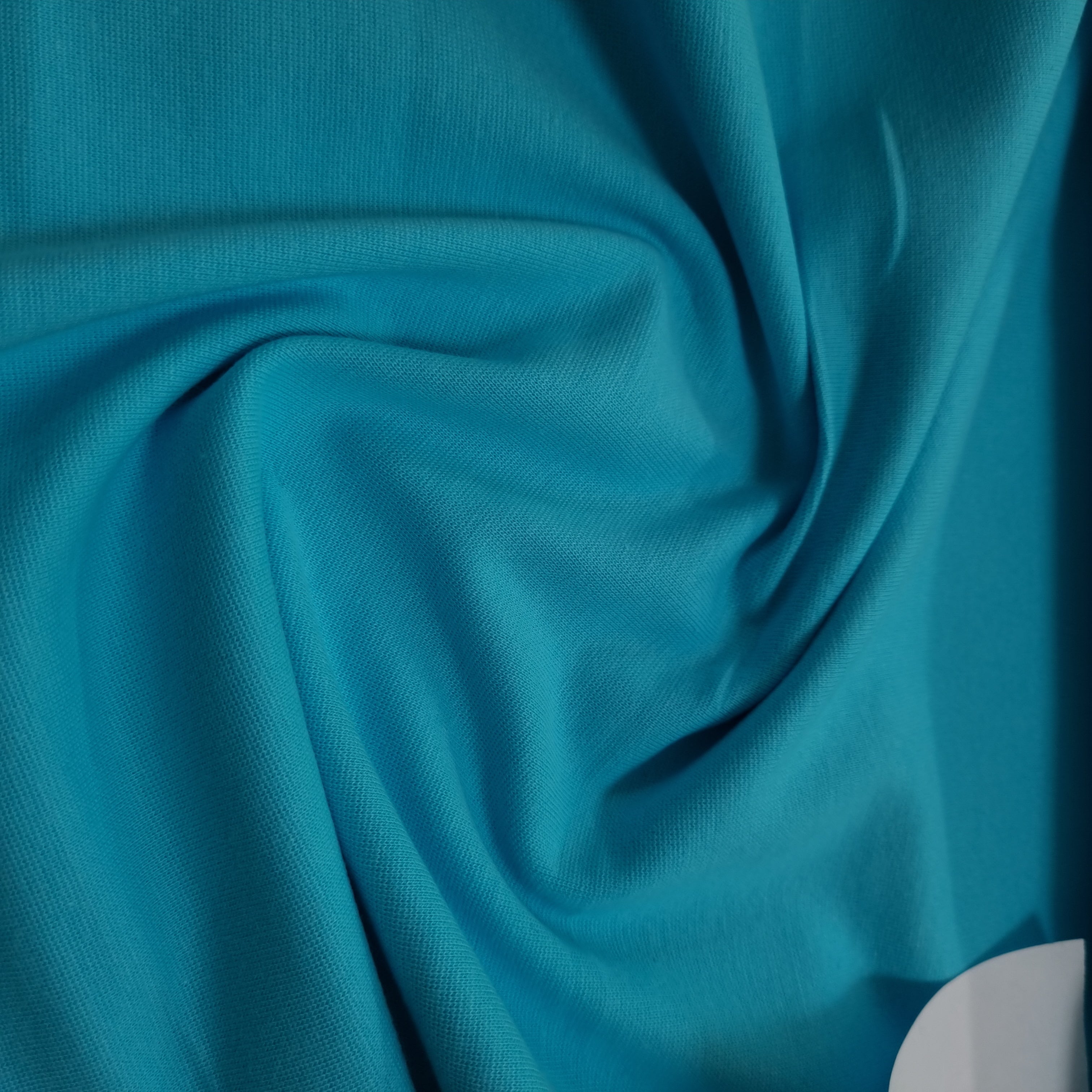 glattes Bündchen uni mehr Farben Jersey Malu Stoffhaus aqua Malu - Stoffhaus