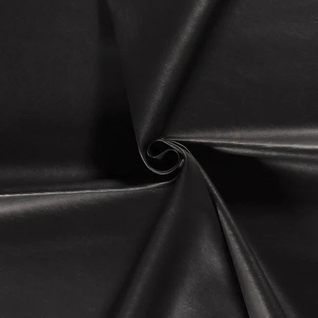 glattes Kunstleder div. Farben Kunstleder Hemmers Itex schwarz 5001 Malu - Stoffhaus