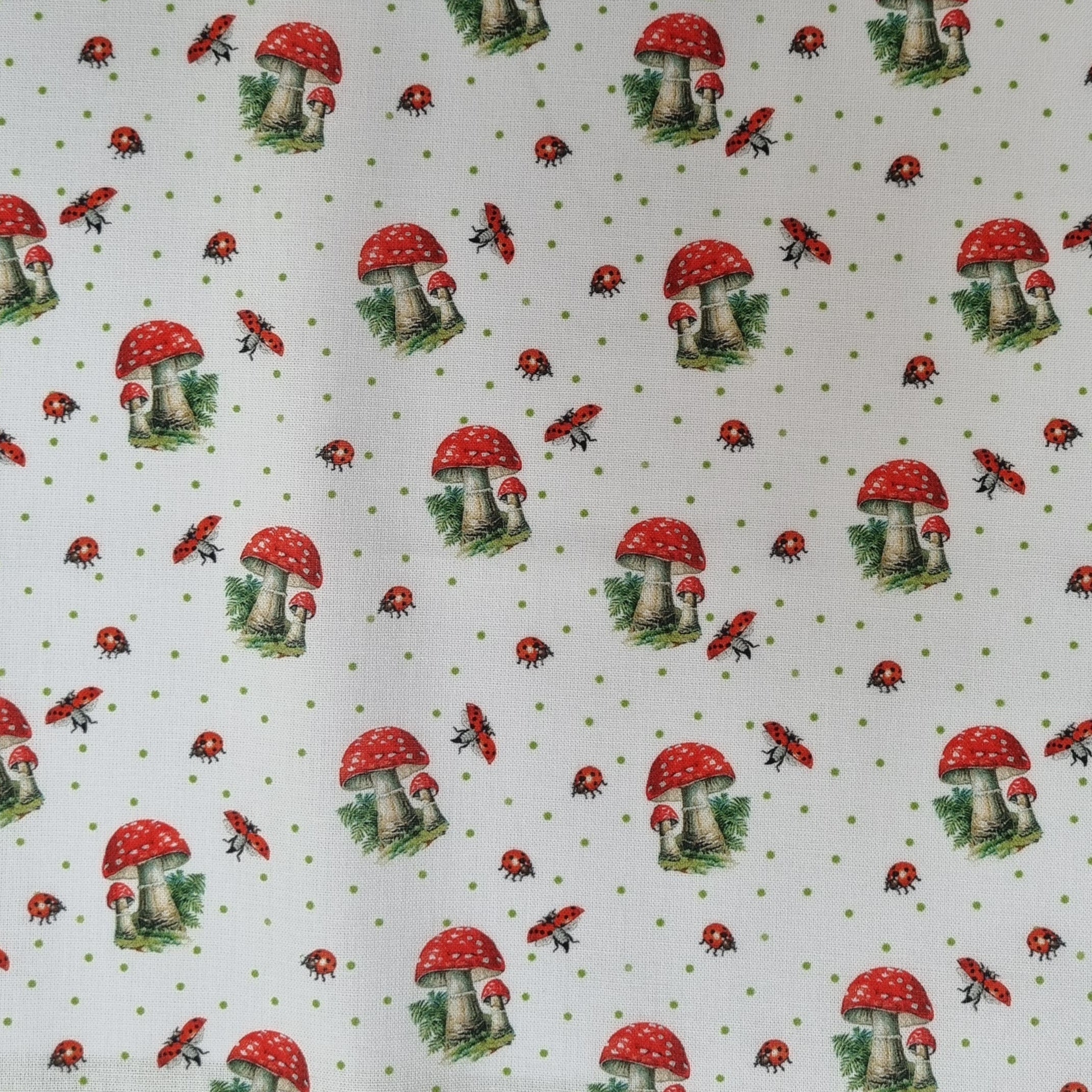 Glückspilze Canterbury Westfalenstoffe Webstoff Malu Stoffhaus Malu - Stoffhaus