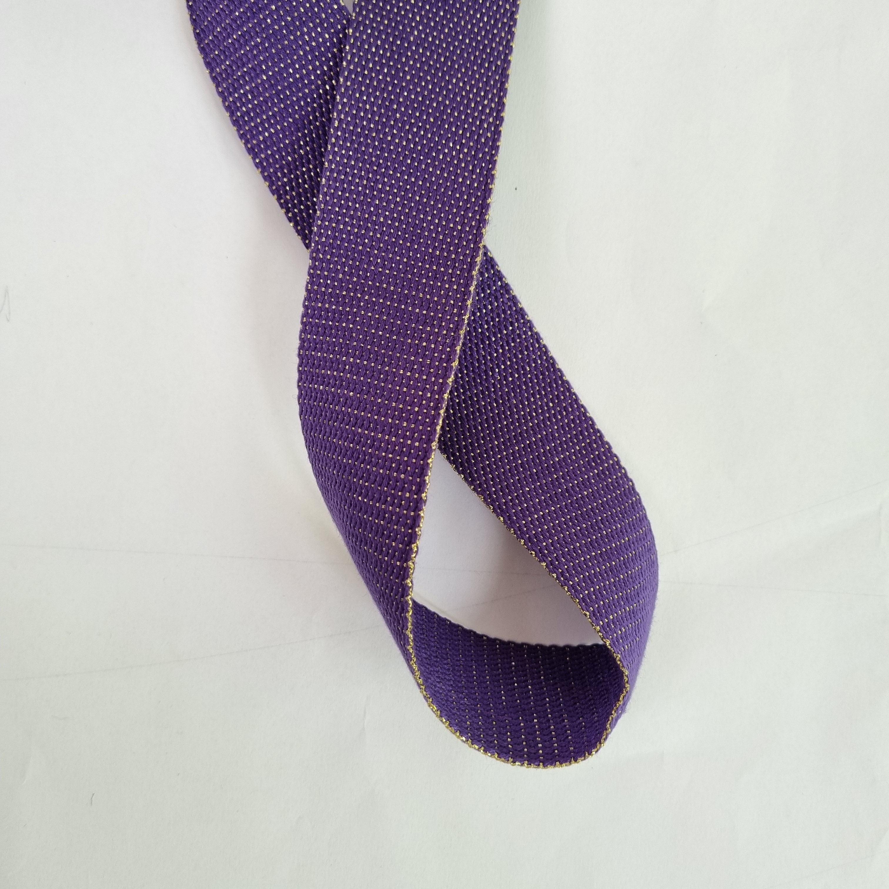 Gurtband Goldglitzer 40mm Band Malu Stoffhaus - Nähschule - Atelier Malu - Stoffhaus