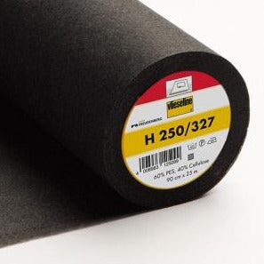 H250 Vlieseline Einlage Freudenberg schwarz Malu - Stoffhaus