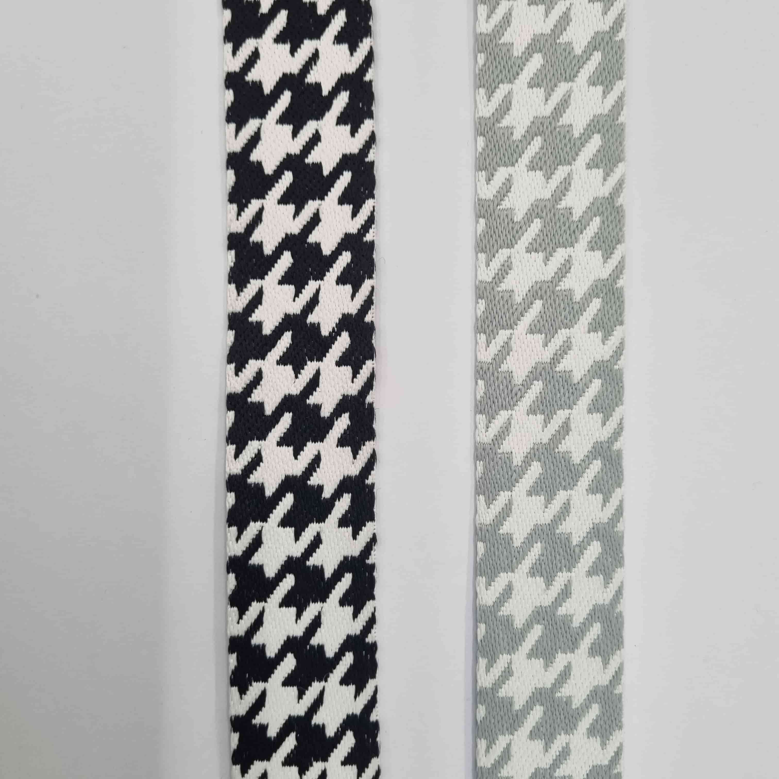 Hahnentritt Gurtband 40mm Veno div. Farben Band Veno Malu - Stoffhaus