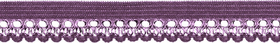 Häkelabschlußlitze (Gummi) Band elastisch Veno flieder 793 Malu - Stoffhaus