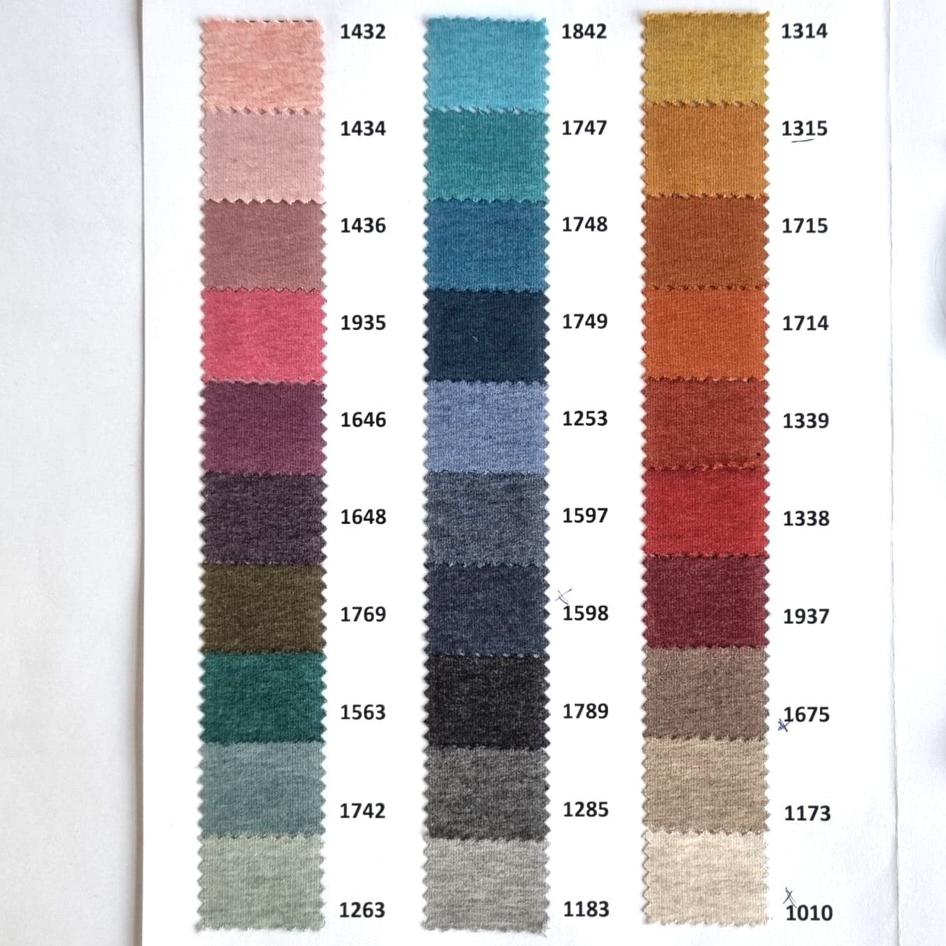 Heike melange Bündchen von Swafing 12,-€/m Bündchen Swafing Malu - Stoffhaus