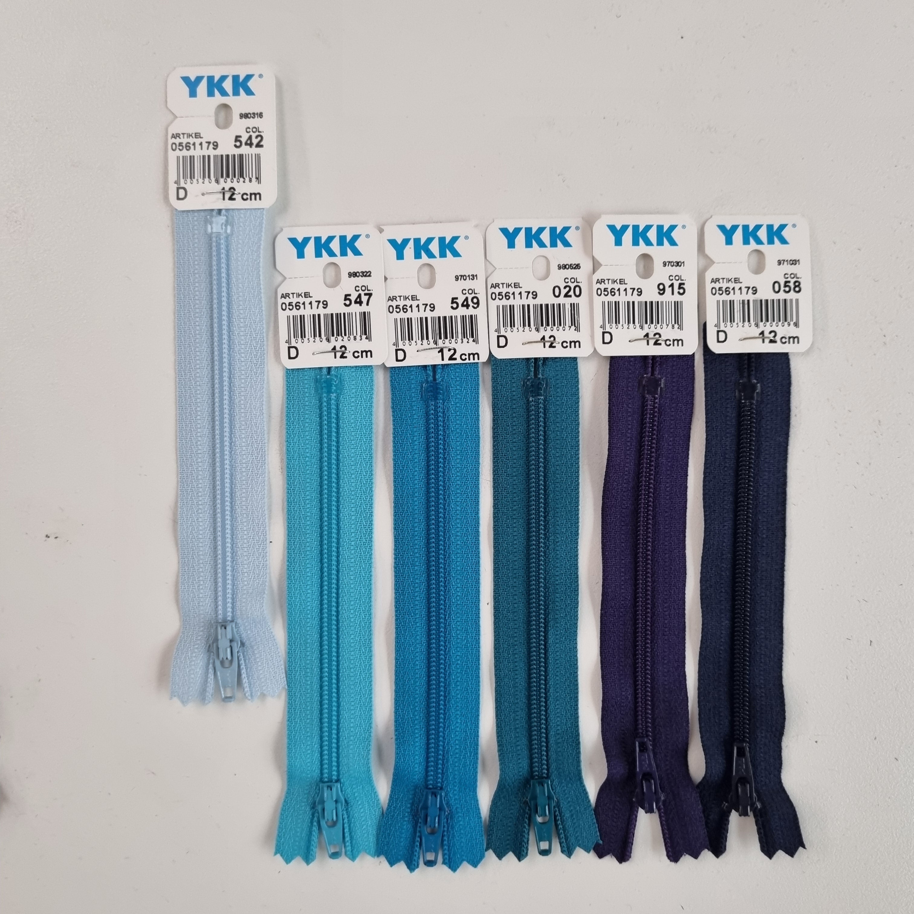 hellblau YKK Reißverschluß Reißverschlüsse YKK Malu - Stoffhaus