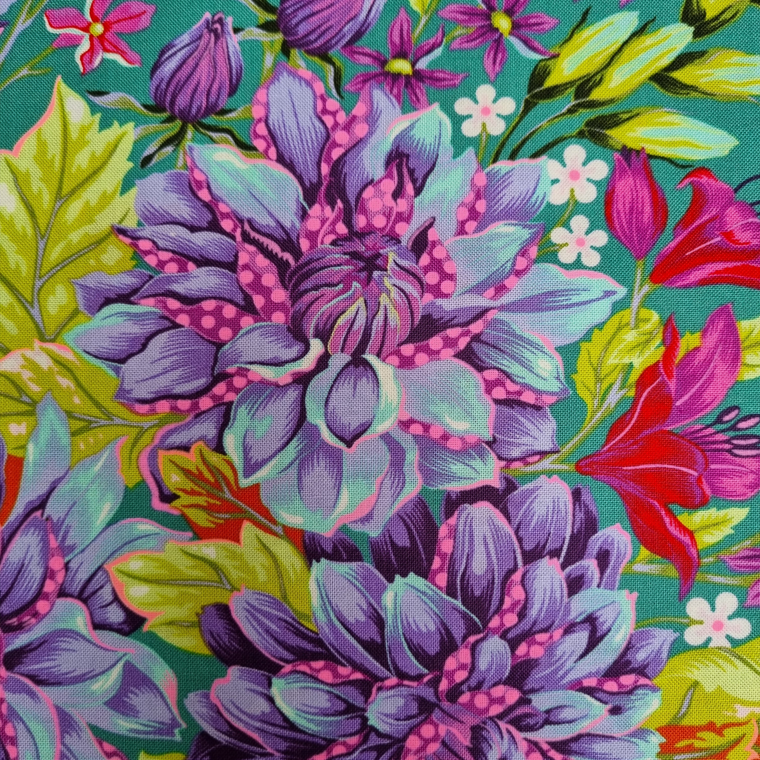 Hello Dahlia Tula Pink Patchwork Malu Stoffhaus Malu - Stoffhaus