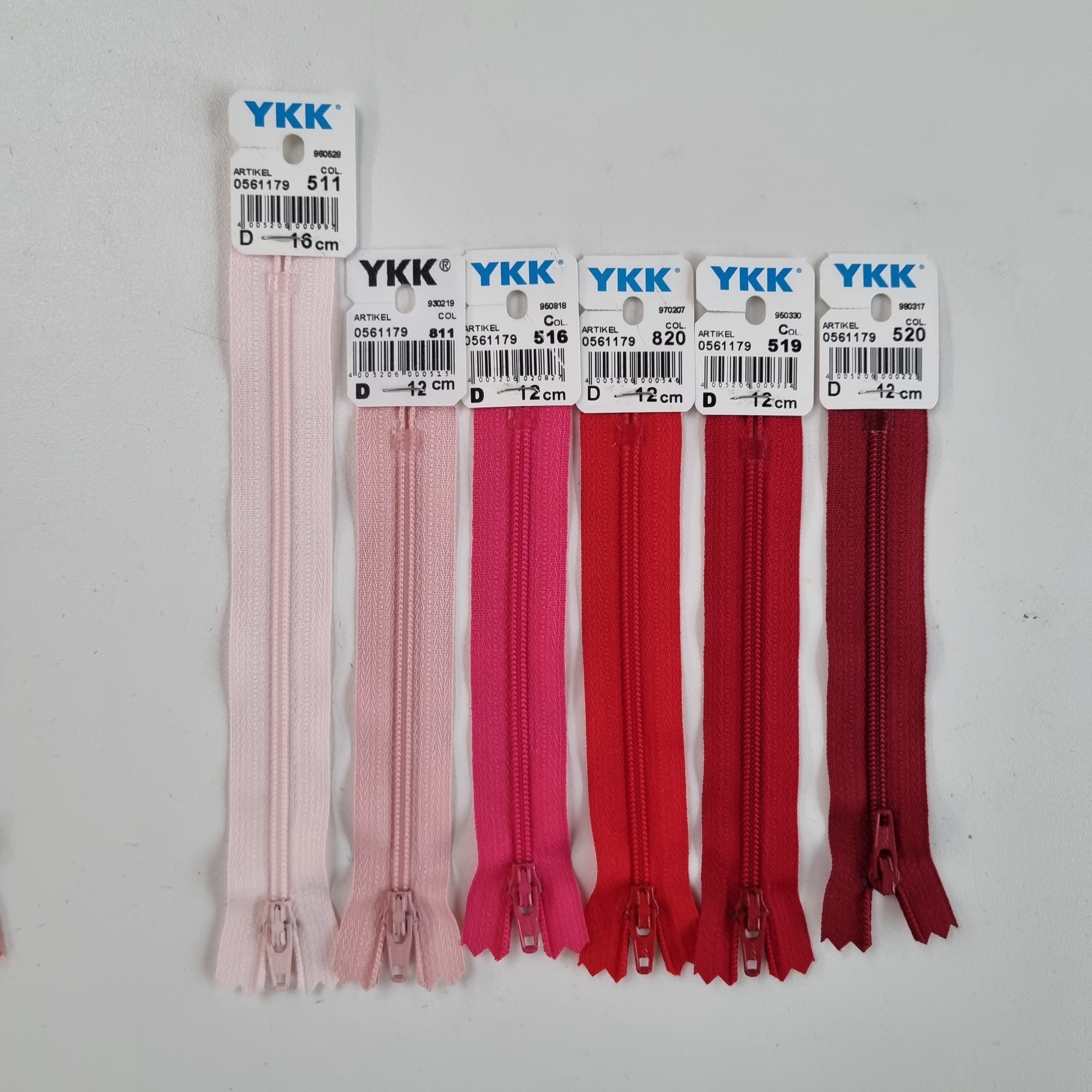hellrosa YKK Reißverschluß Reißverschlüsse YKK Malu - Stoffhaus