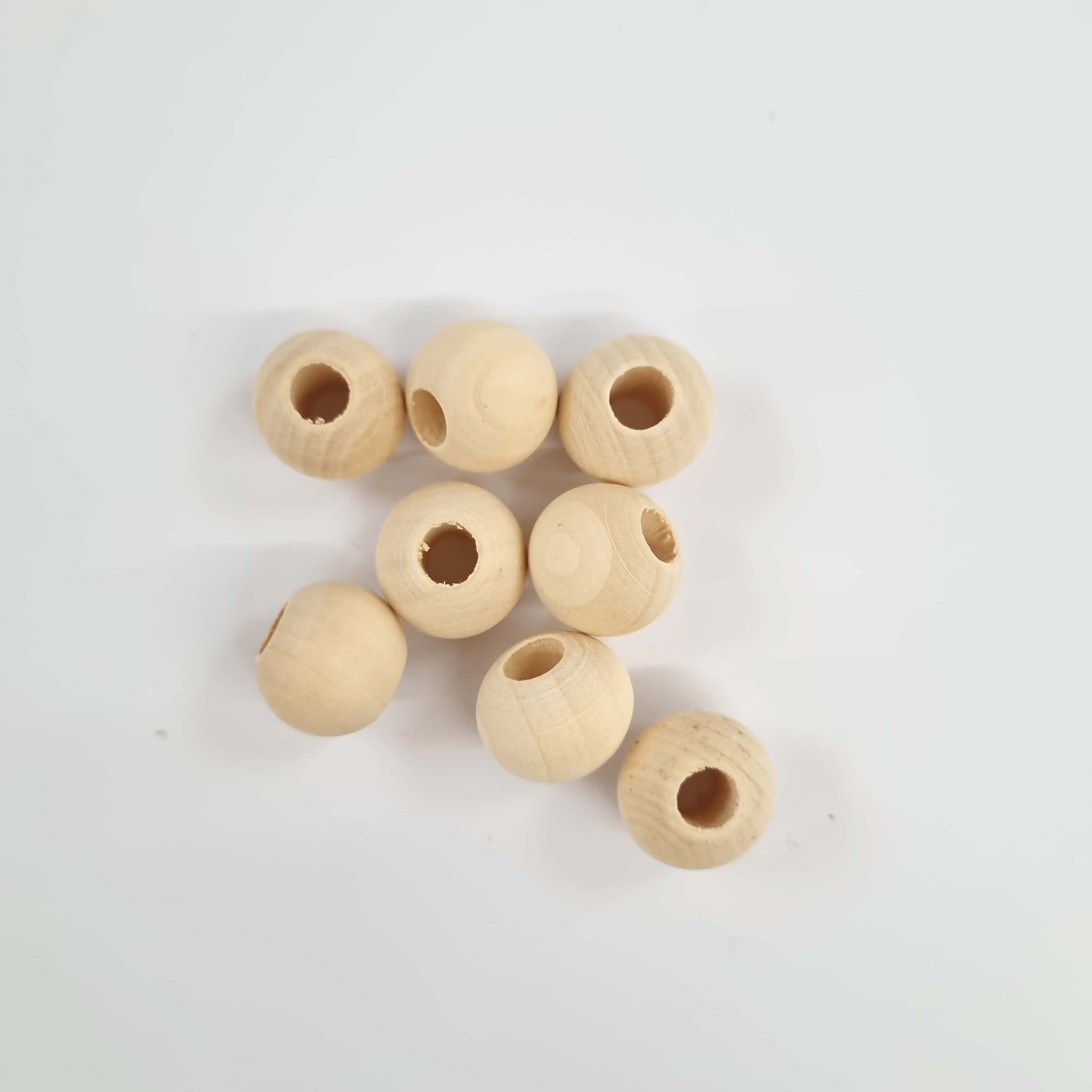 Holzperlen 20mm Reißverschlüsse Malu Stoffhaus - Nähschule - Atelier Malu - Stoffhaus