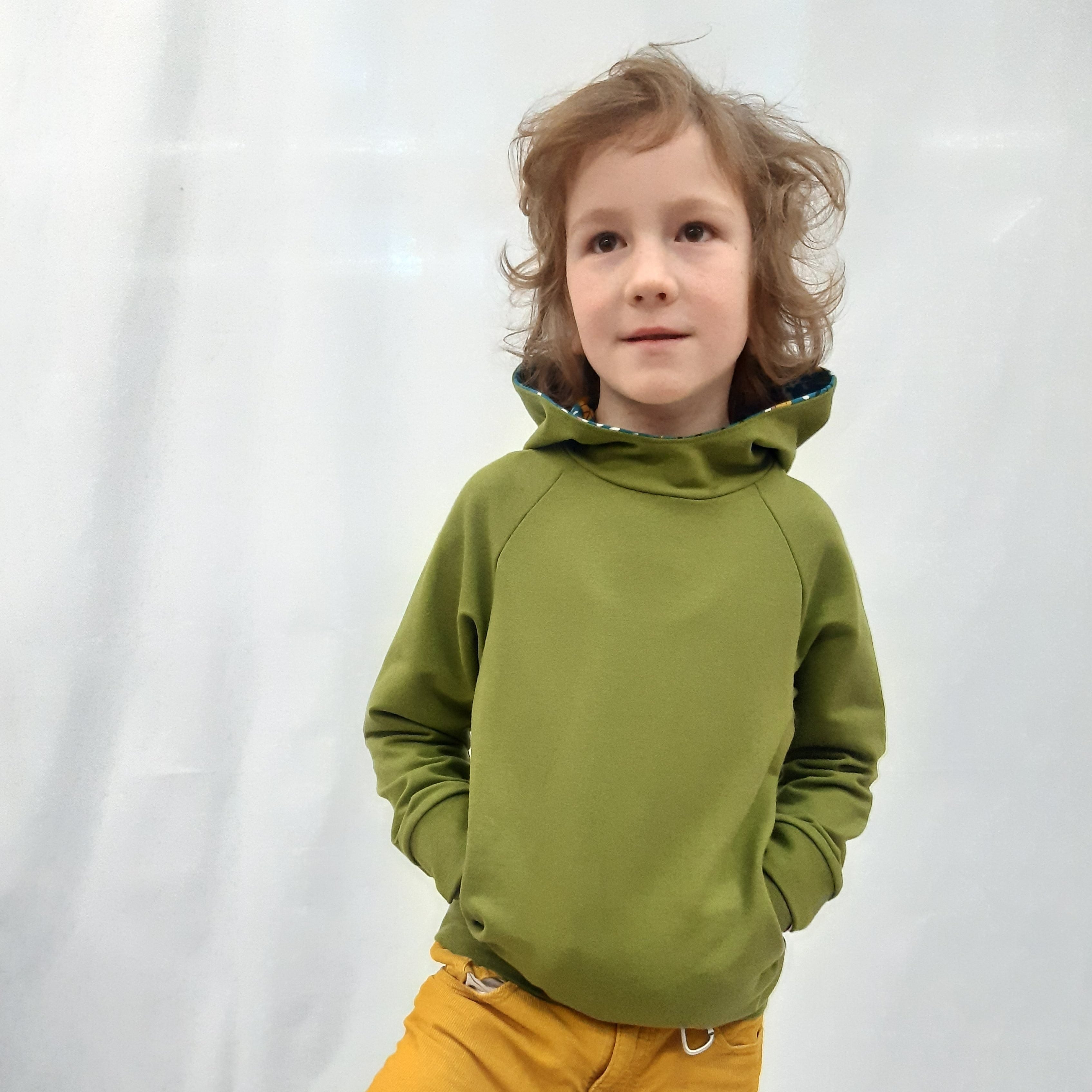 Hoody Skive mit Taschen Ferienkinder Malu - Stoffhaus