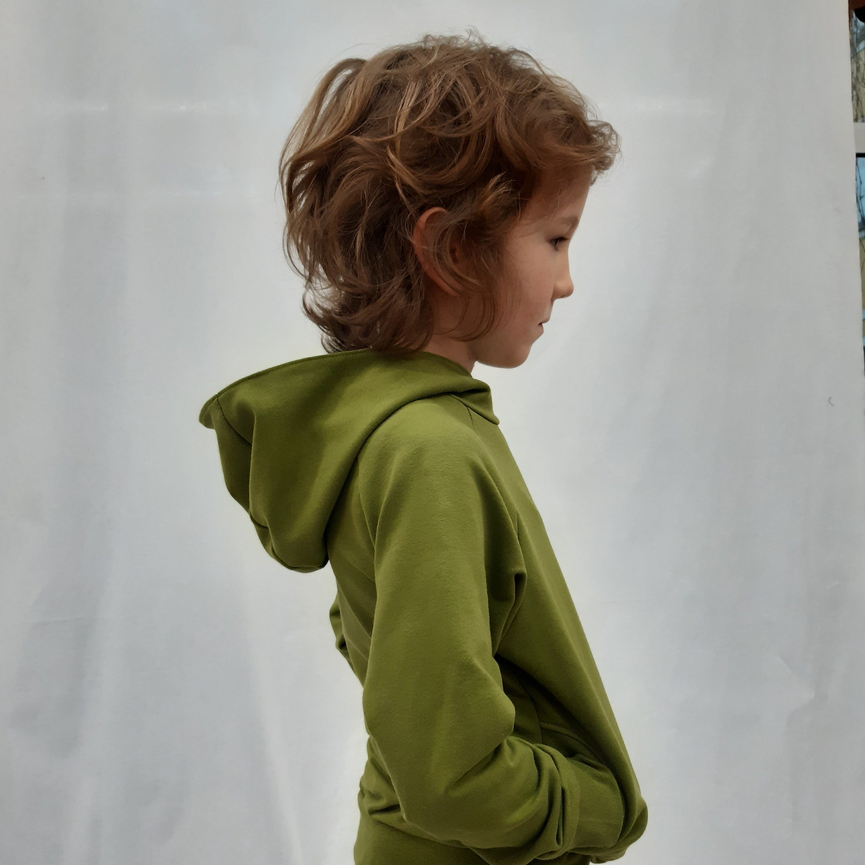 Hoody Skive mit Taschen Ferienkinder Malu - Stoffhaus