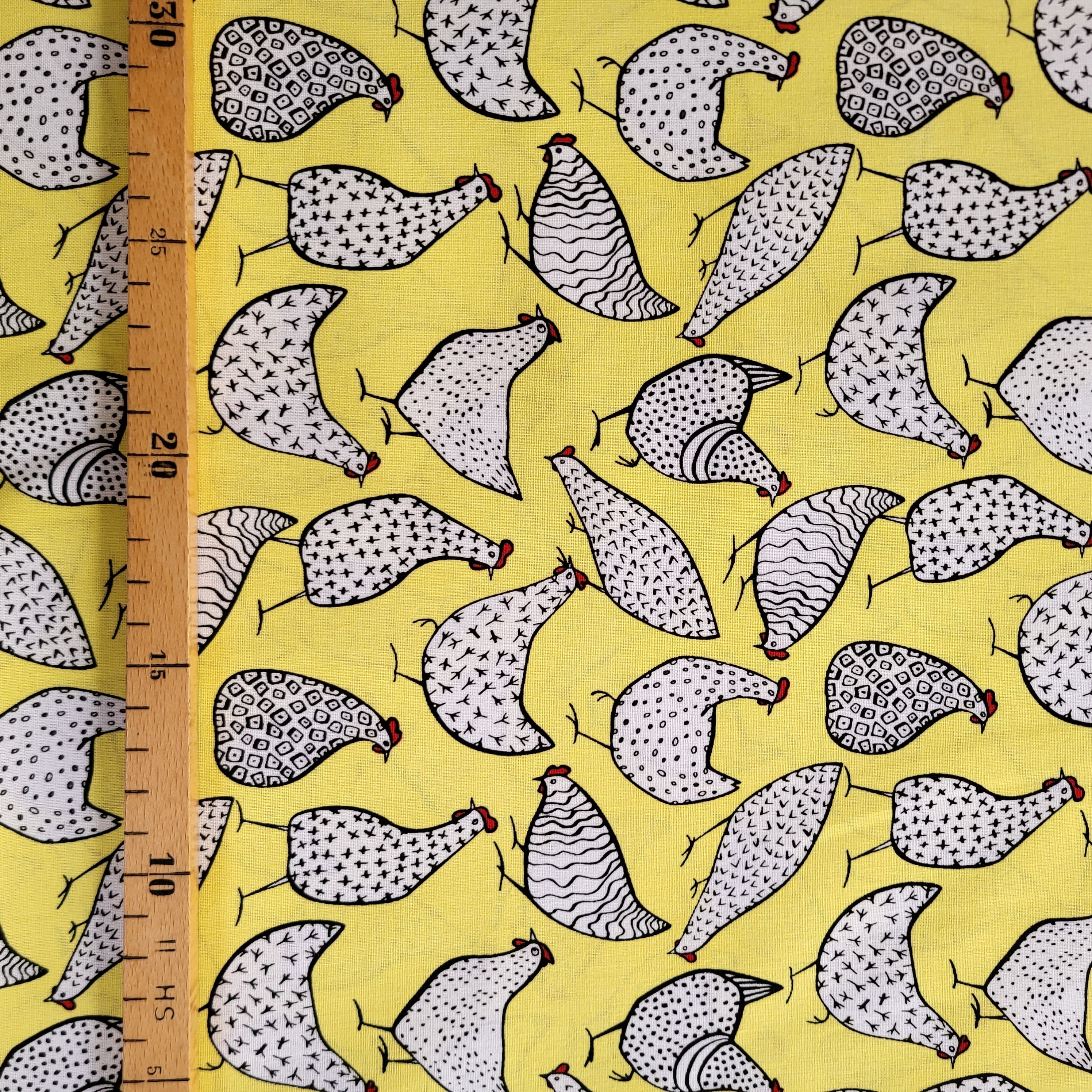 Hühnerfamilie Webstoff Malu Stoffhaus Malu - Stoffhaus