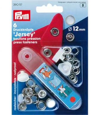 Jerseydruckknopf Perlkappe 12 mm Prym Kurzware neu Veno Malu - Stoffhaus